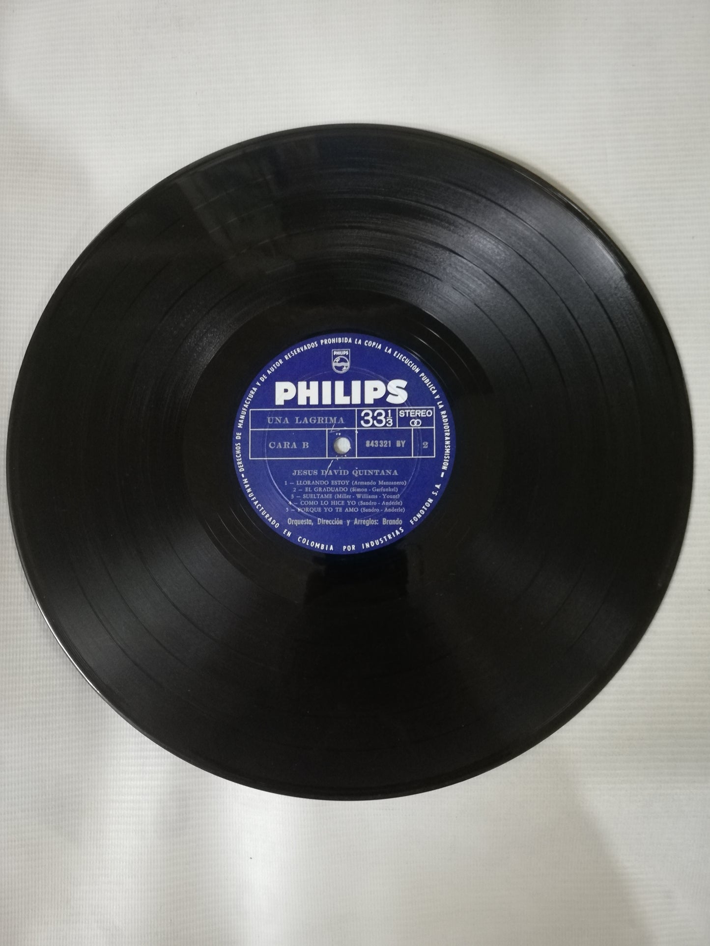 LP JESÚS DAVID QUINTANA - UNA LAGRIMA