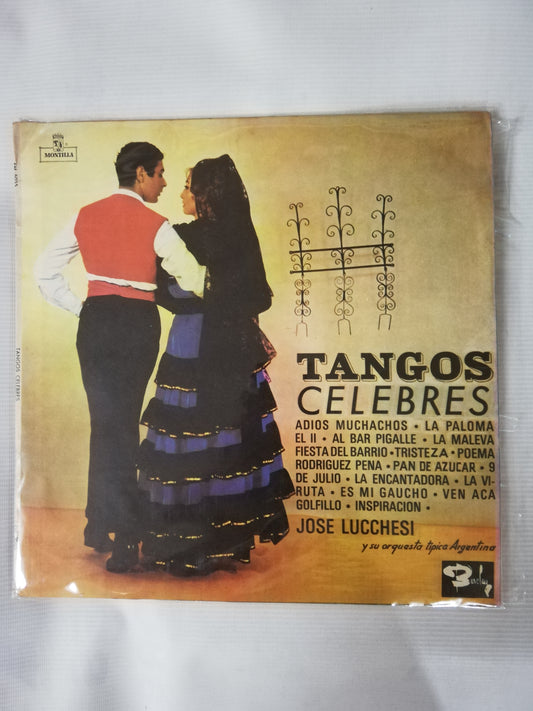 LP JOSÉ LUCCHESI Y SU ORQUESTA TIPICA ARGENTINA - TANGOS CELEBRES