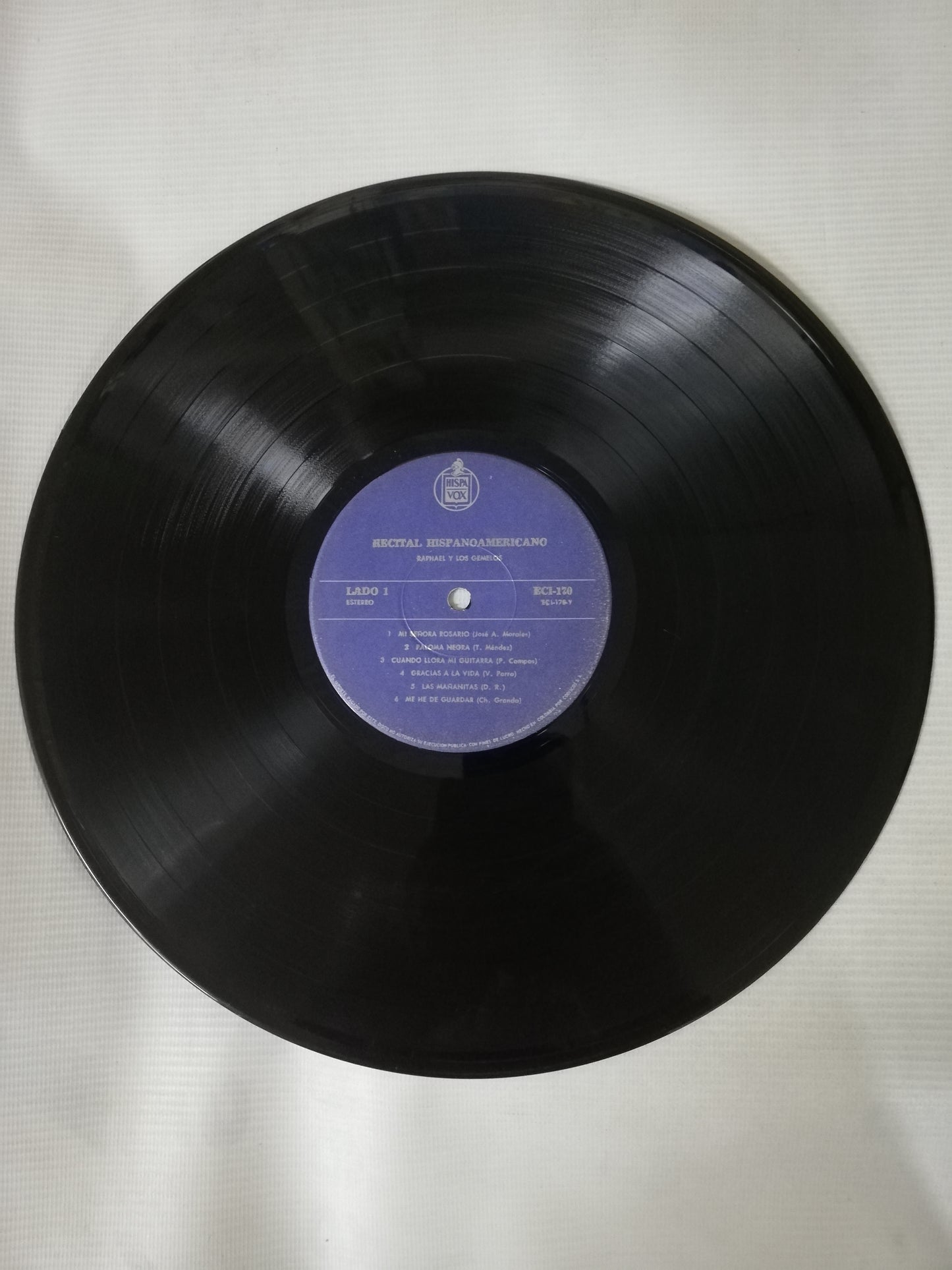 LP RAPHAEL Y LOS GEMELOS - RECITAL HISPANOAMERICANO