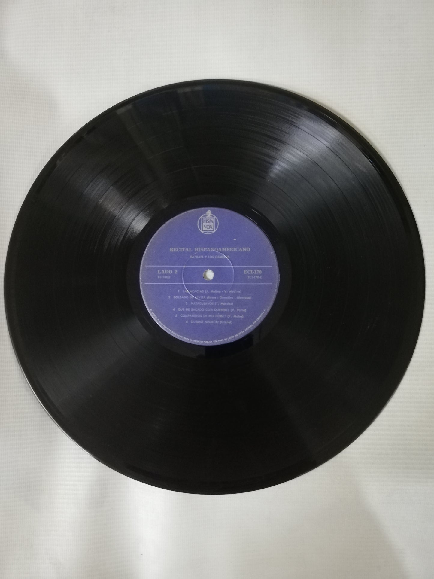 LP RAPHAEL Y LOS GEMELOS - RECITAL HISPANOAMERICANO