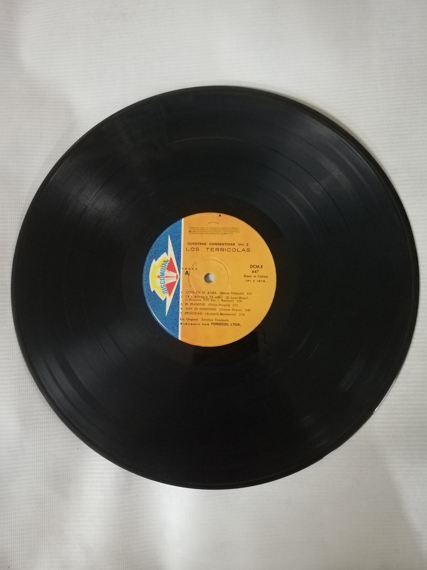 LP LOS TERRICOLAS - NUESTRAS CONSENTIDAS VOL. 2
