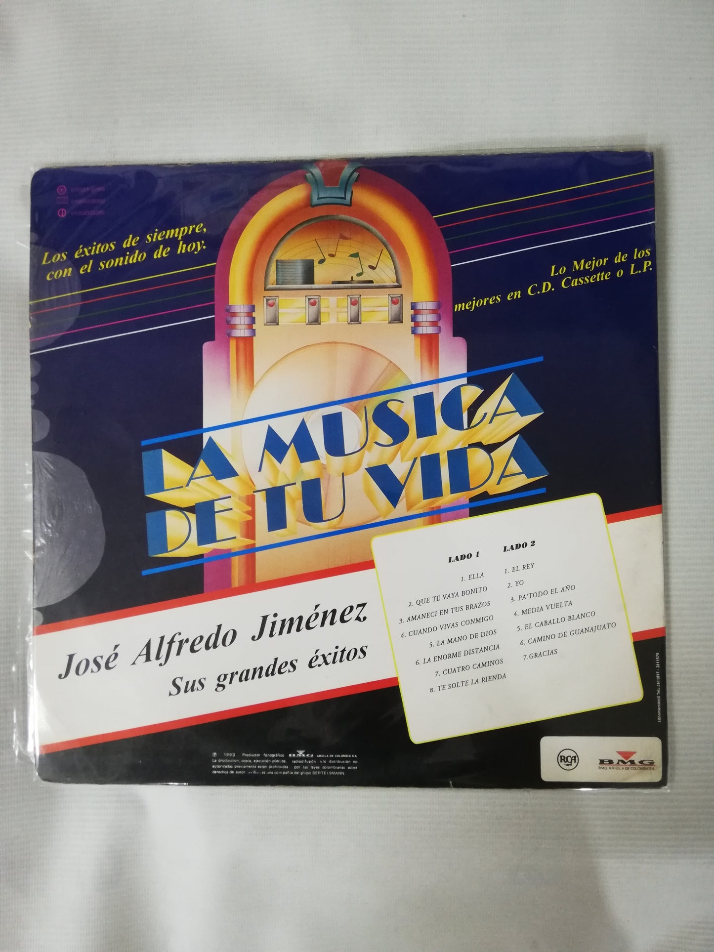 LP JOSÉ ALFREDO JIMENEZ - SUS GRANDES EXITOS