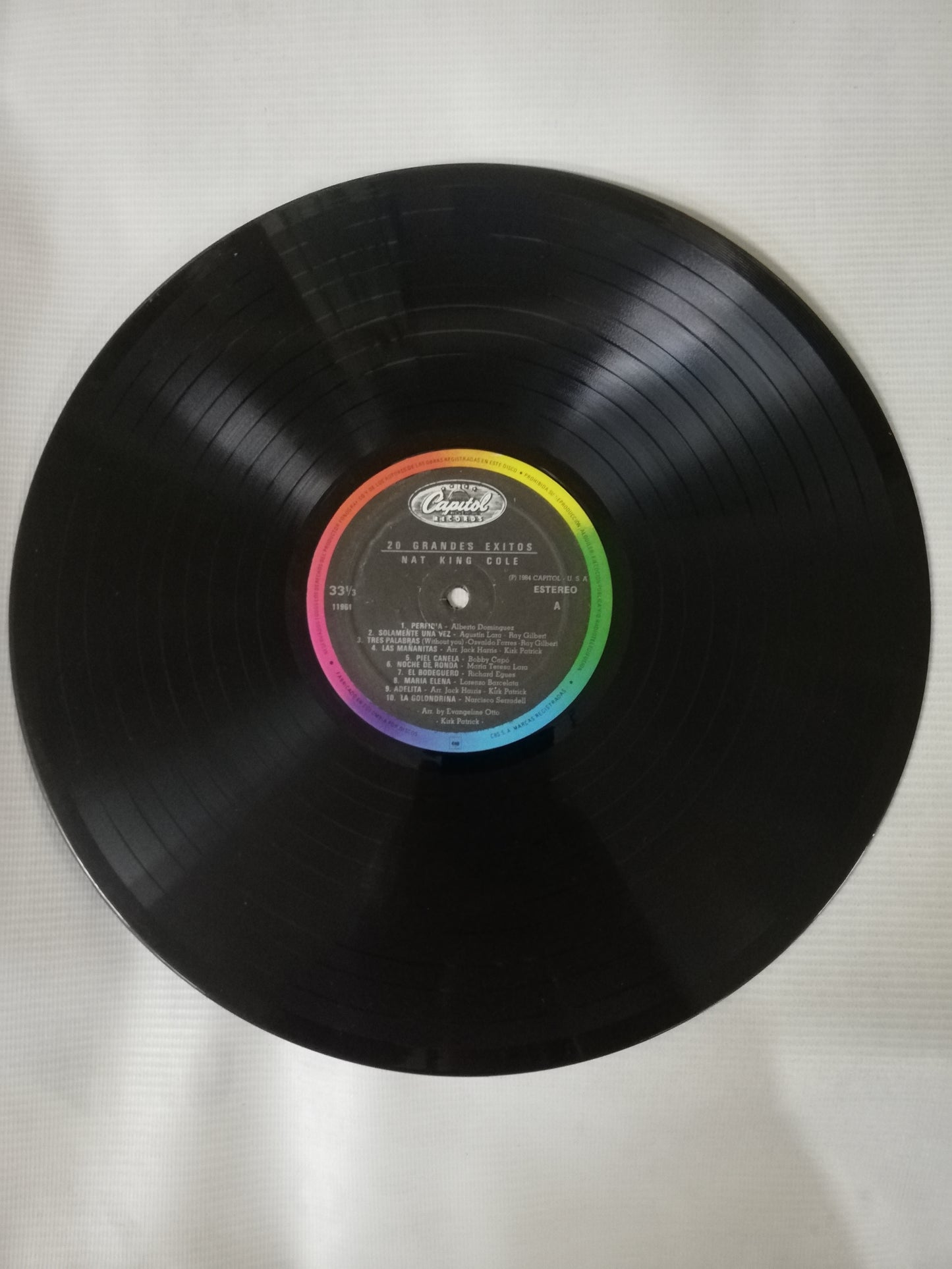 LP NAT KING COLE - 20 GRANDES EXITOS