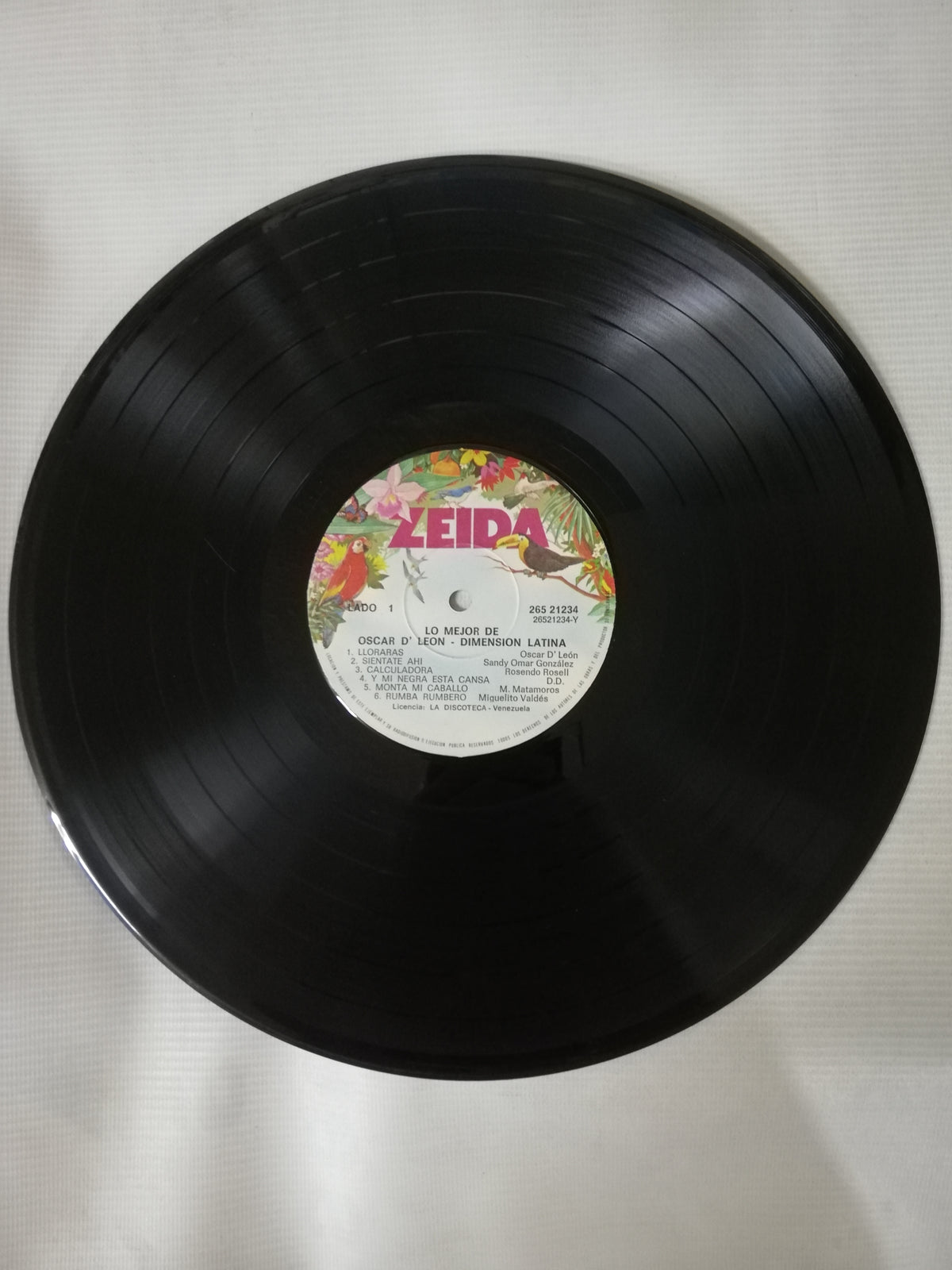 LP OSCAR DE LEÓN - DIMENSION LATINA - LO MEJOR DE OSCAR DE LEÓN Y DIMENSION LATINA