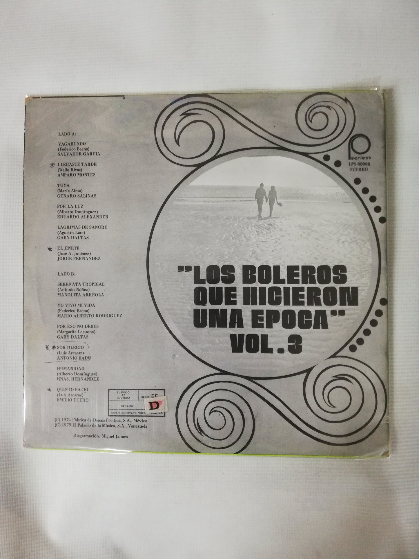 LP LOS BOLEROS QUE HICIERON UNA ÉPOCA - LOS BOLEROS QUE HICIERON UNA ÉPOCA VOL. 3