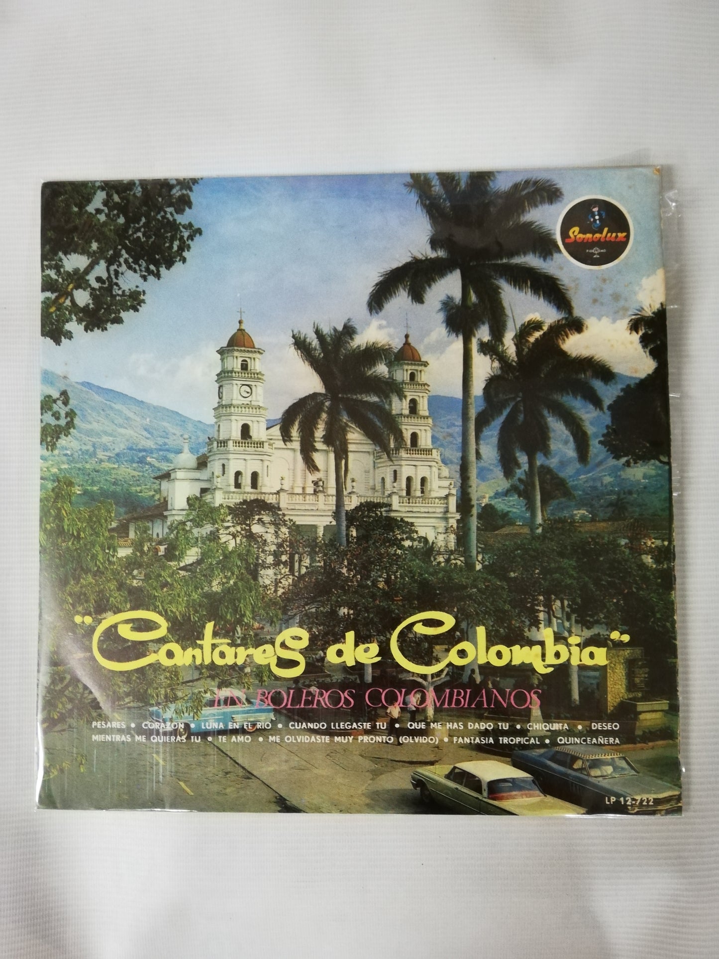 LP COROS CANTARES DE COLOMBIA - EN BOLEROS COLOMBIANOS VOL. VIII
