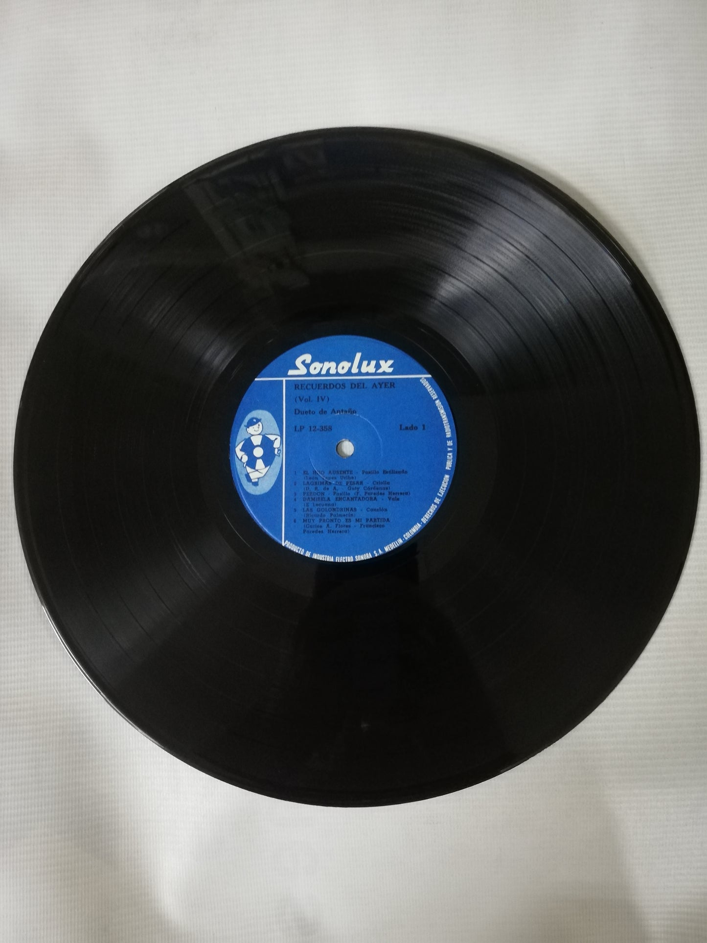 LP DUETO DE ANTAÑO - RECUERDOS DEL AYER VOL. IV