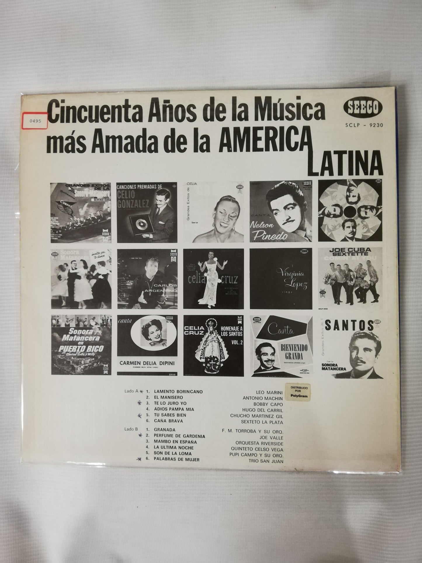 LP 50 AÑOS DE LAS MÚSICA MAS AMADA POR LA AMÉRICA-LATINA - VARIOS INTÉRPRETES