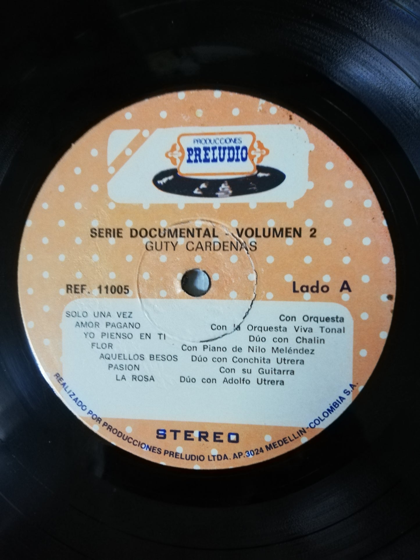 LP GUTY CARDENAS - ARCHIVO HISTÓRICO DISCOGRÁFICO PRELUDIO