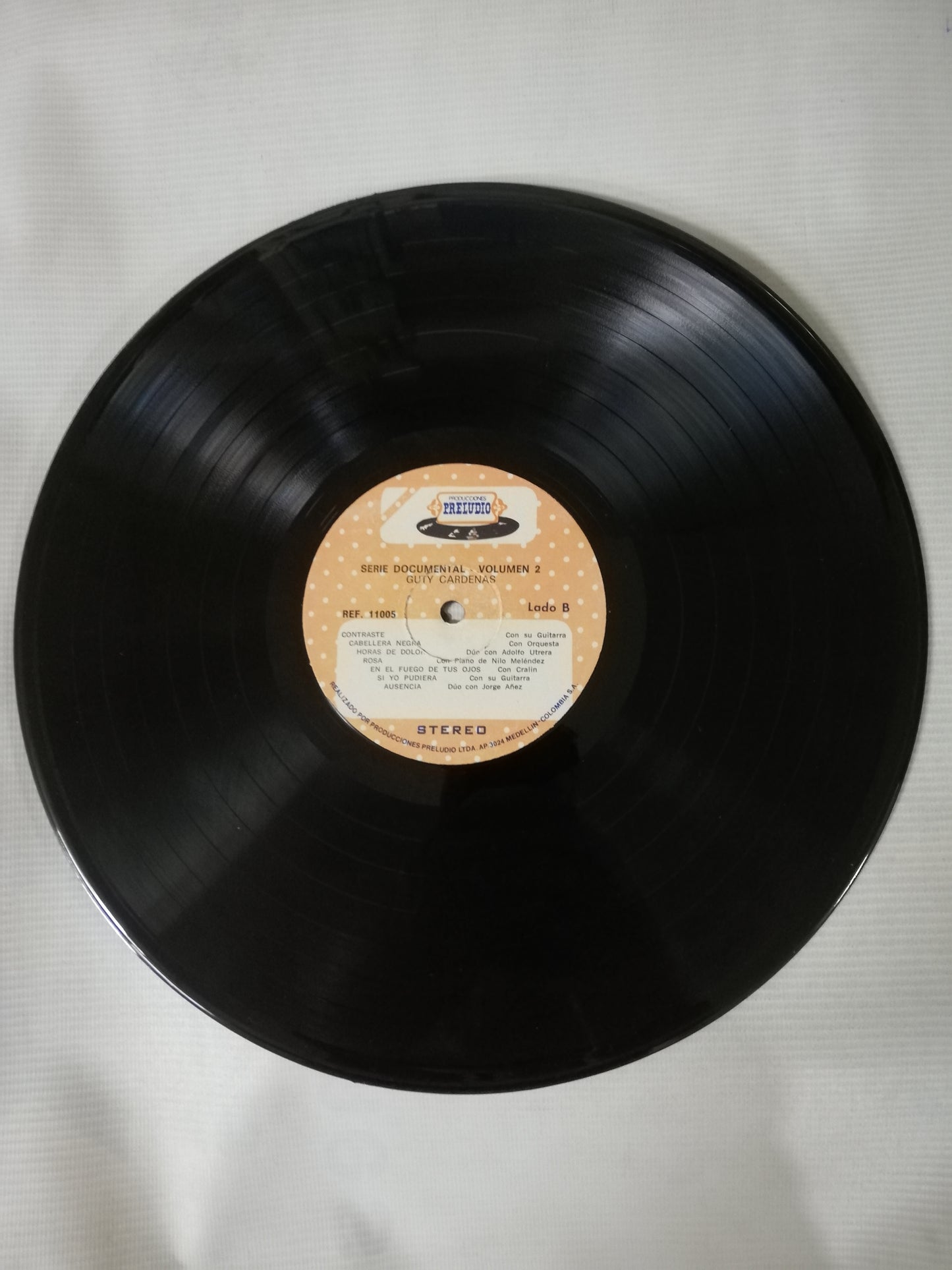 LP GUTY CARDENAS - ARCHIVO HISTÓRICO DISCOGRÁFICO PRELUDIO