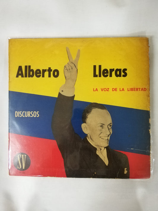 LP ALBERTO LLERAD - LA VOZ DE LA LIBERTAD: DISCURSOS - VINYL X 2