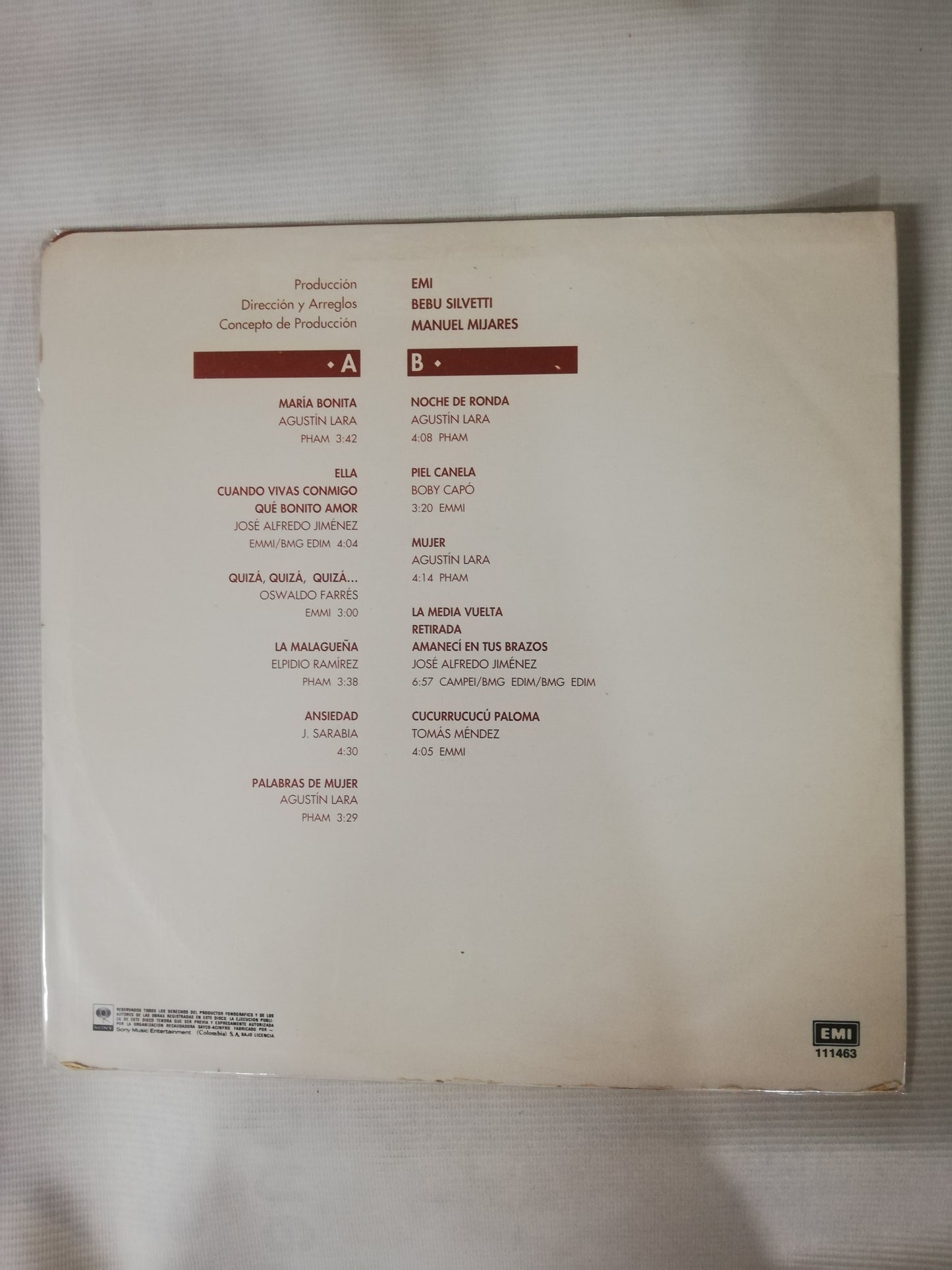LP MIJARES - MARIA BONITA