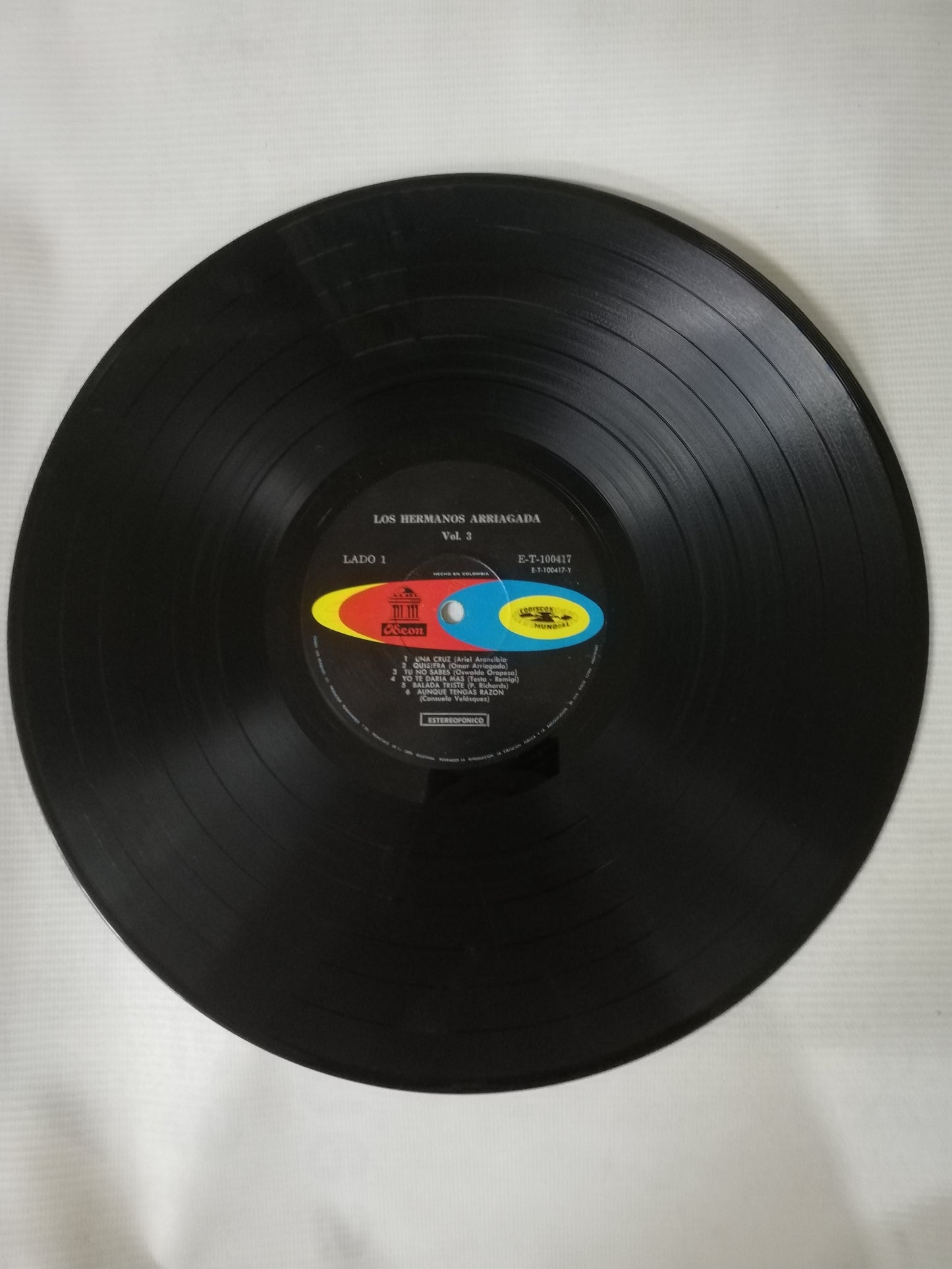 LP LOS HERMANOS ARRIAGADA - LOS HERMANOS ARRIAGADA VOL. 3