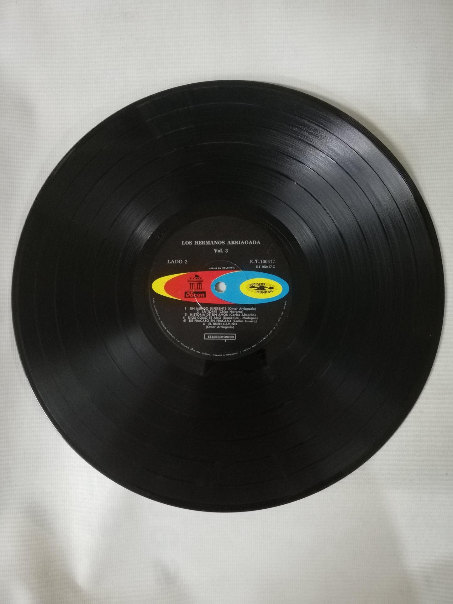 LP LOS HERMANOS ARRIAGADA - LOS HERMANOS ARRIAGADA VOL. 3