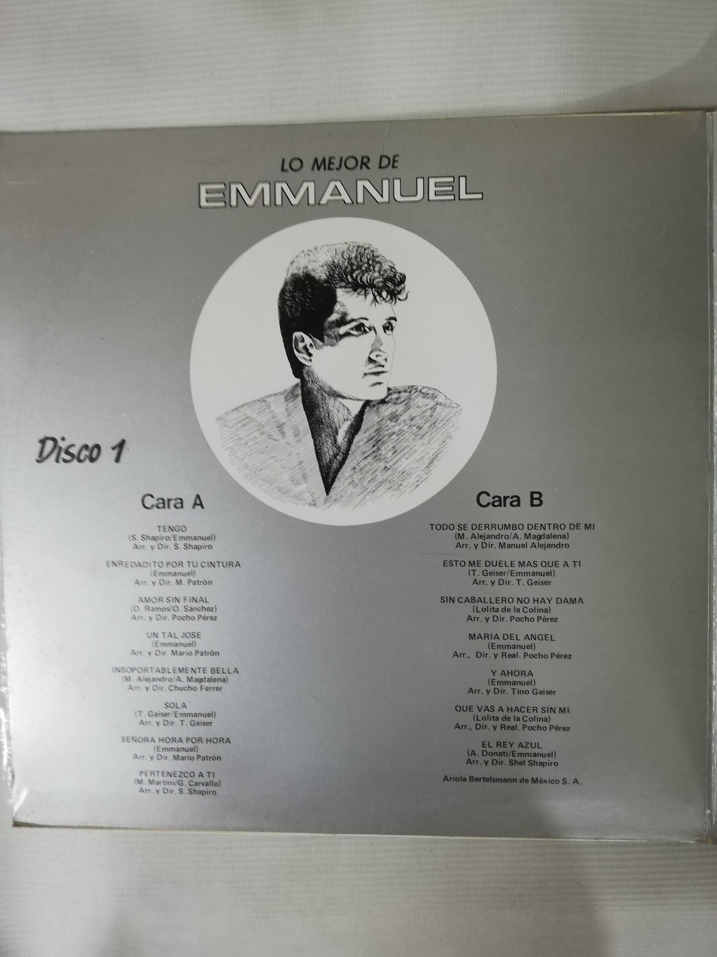LP EMMANUEL - LO MEJOR DE EMMANUEL - VINYL X 2