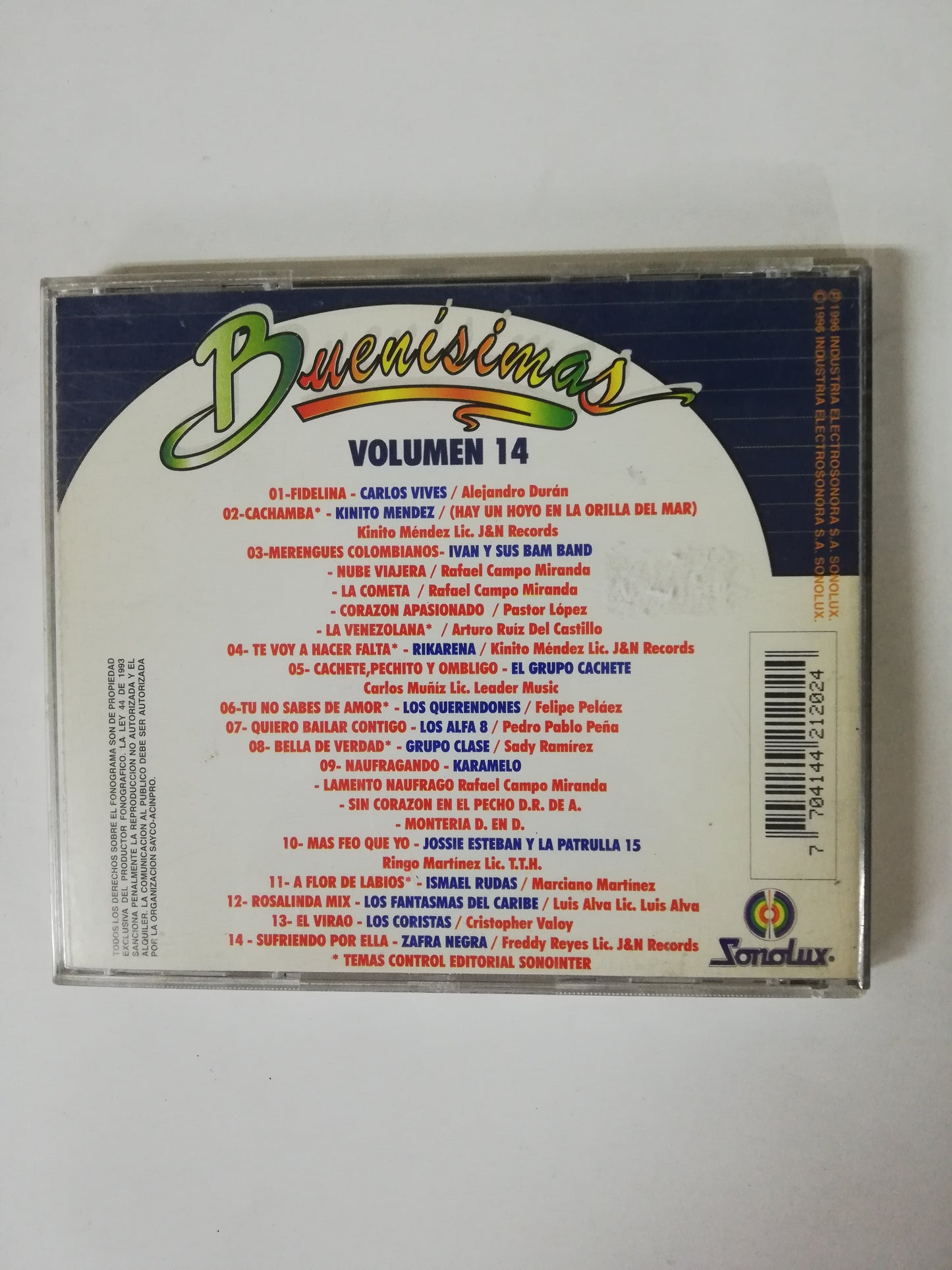 CD BUENISIMAS - BUENISIMAS VOL. 14