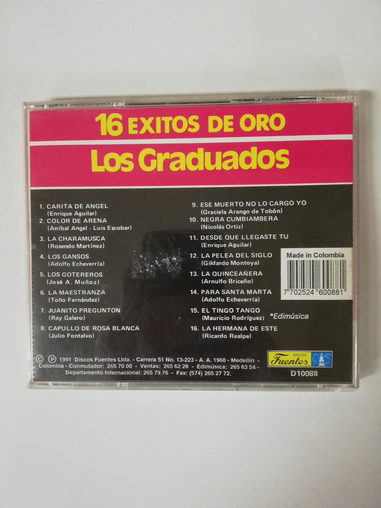 CD LOS GRADUADOS - 16 EXITOS DE ORO