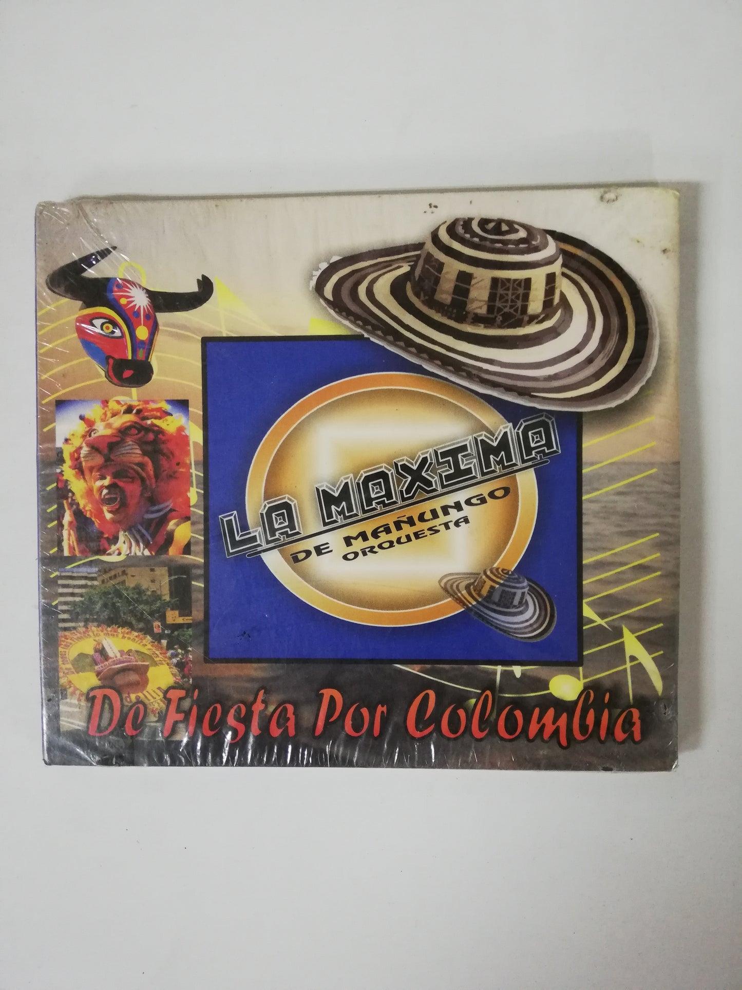 CD ORQUESTA LA MÁXIMA DE MAÑUNGO - DE FIESTA POR COLOMBIA