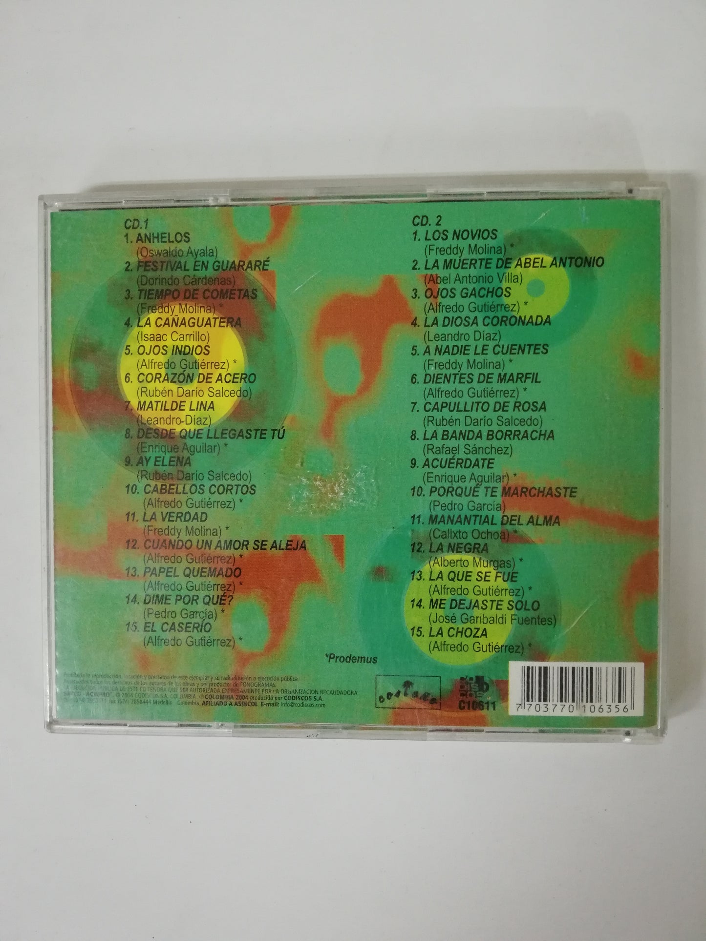 CD ALFREDO GUTIERREZ - LOS 30 MEJORES - CD X 2
