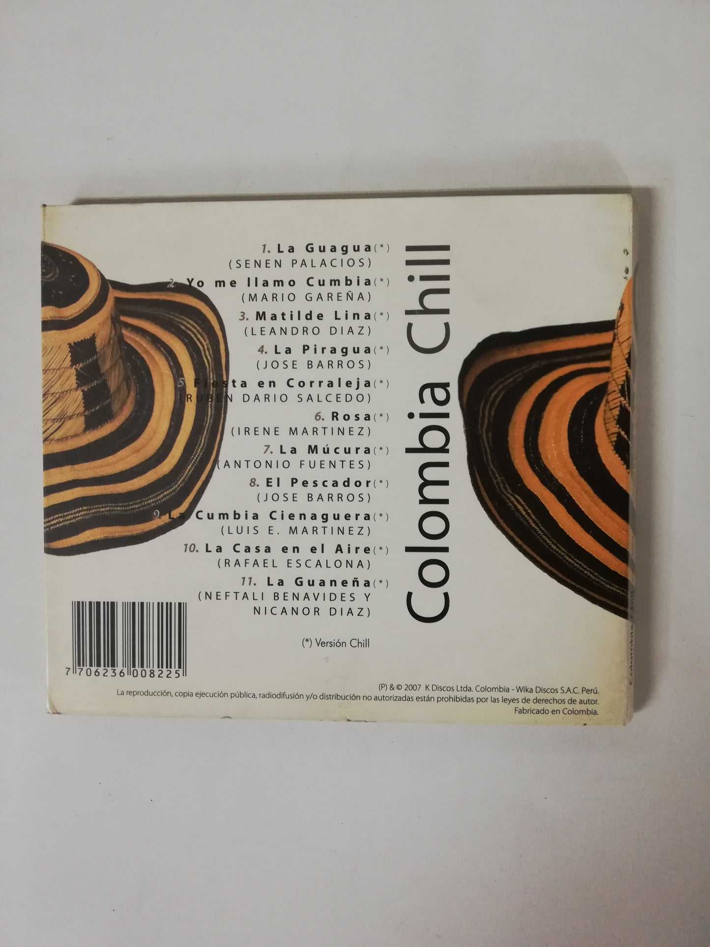 CD COLOMBIA CHILL - UNA COSECHA ESPECIAL DE CHILL OUT COLOMBIA