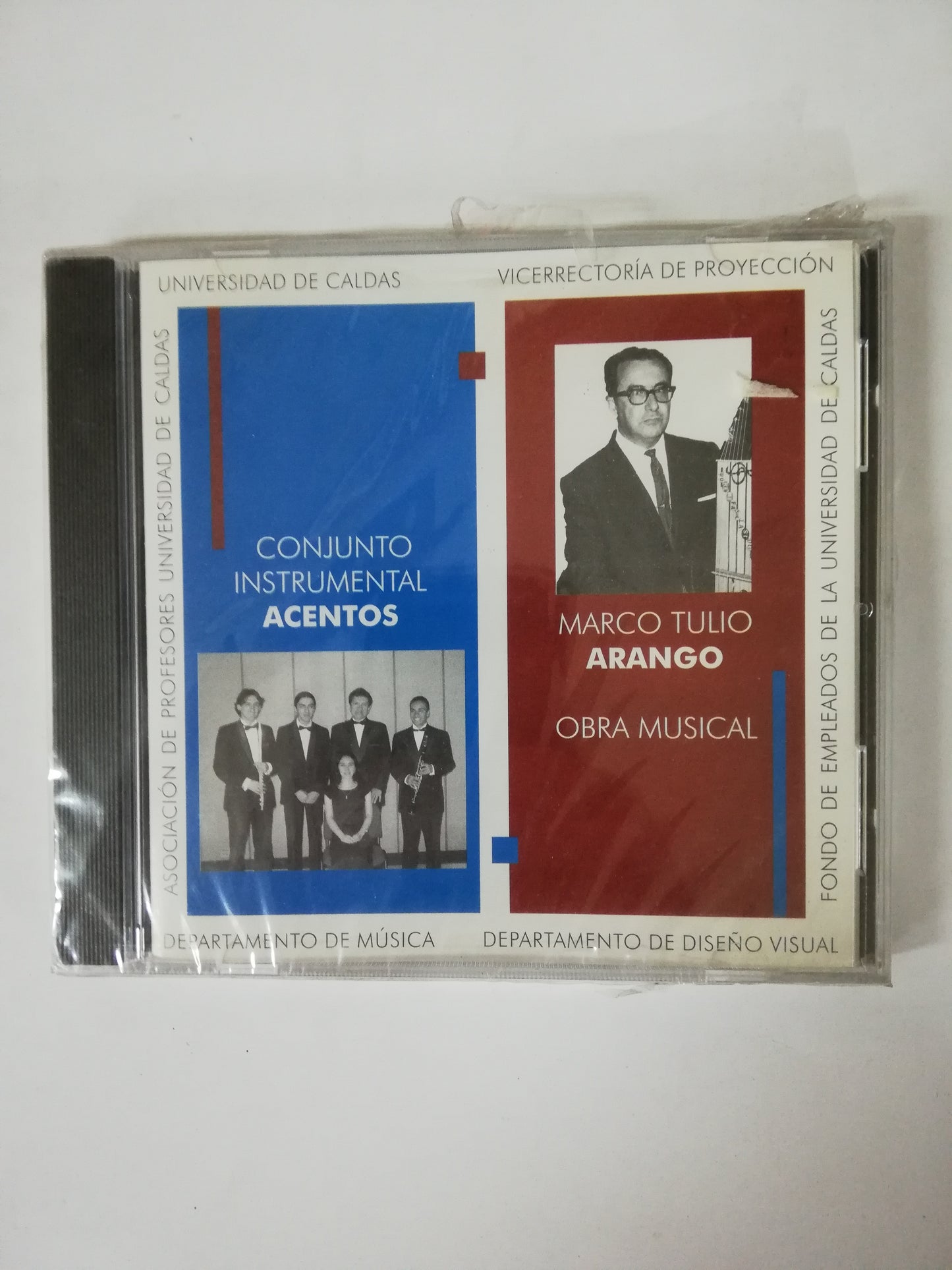 CD CONJUNTO INSTRUMENTAL ACENTOS / MARCO TULIO ARANGO - OBRA MUSICAL