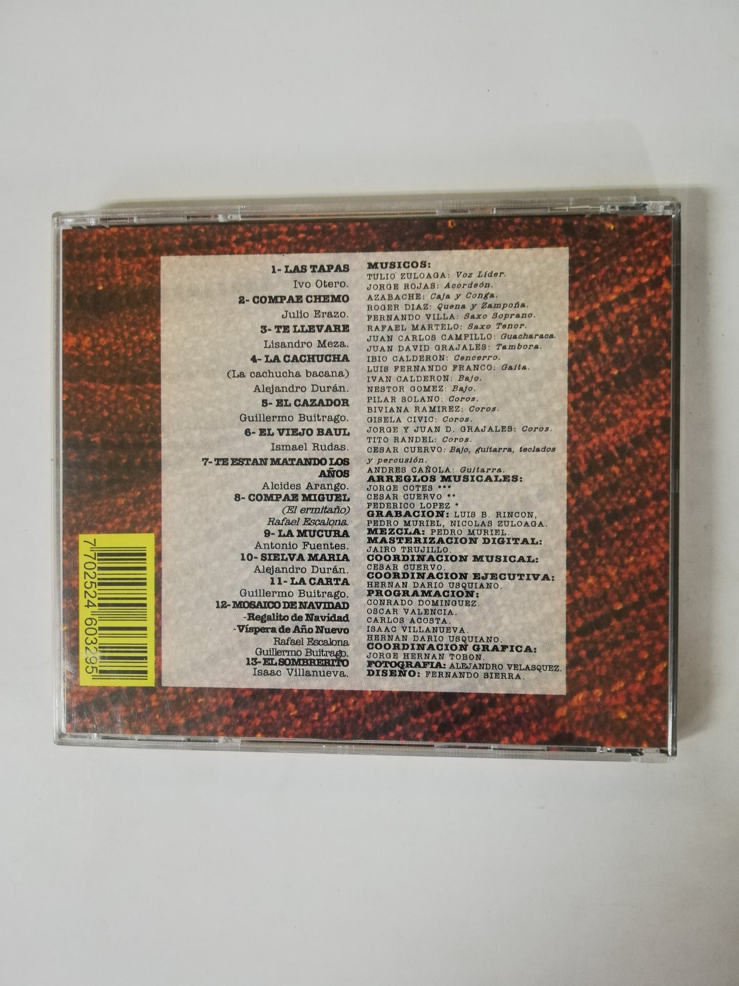 CD TUILO ZULUAGA - FOLKLOR URBANO