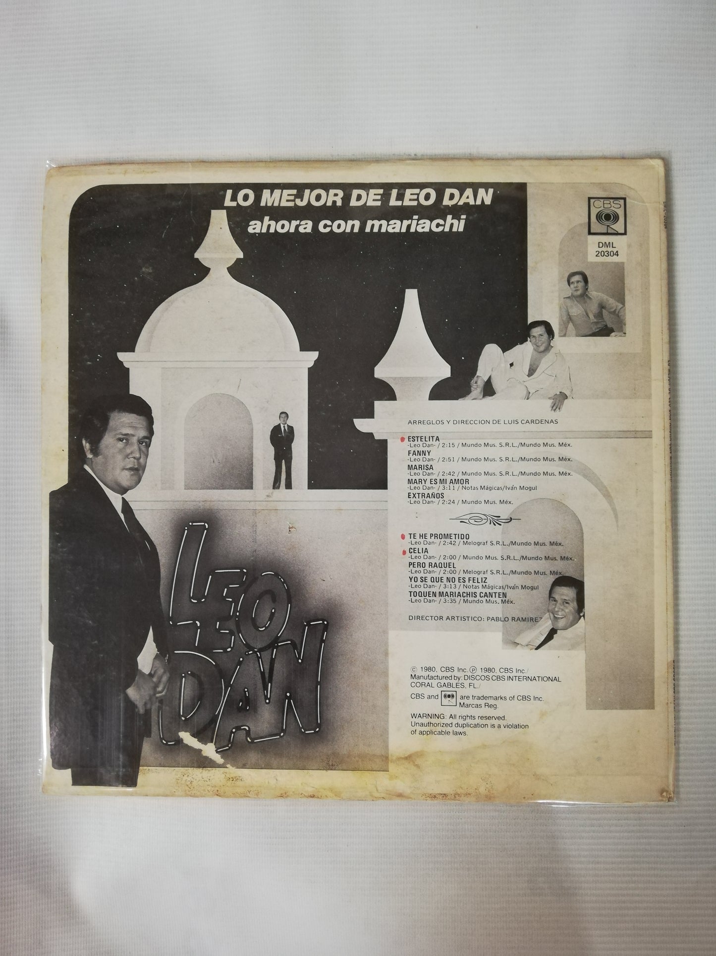 LP LEO DAN - LO MEJOR DE LEO DAN AHORA CON MARIACHI