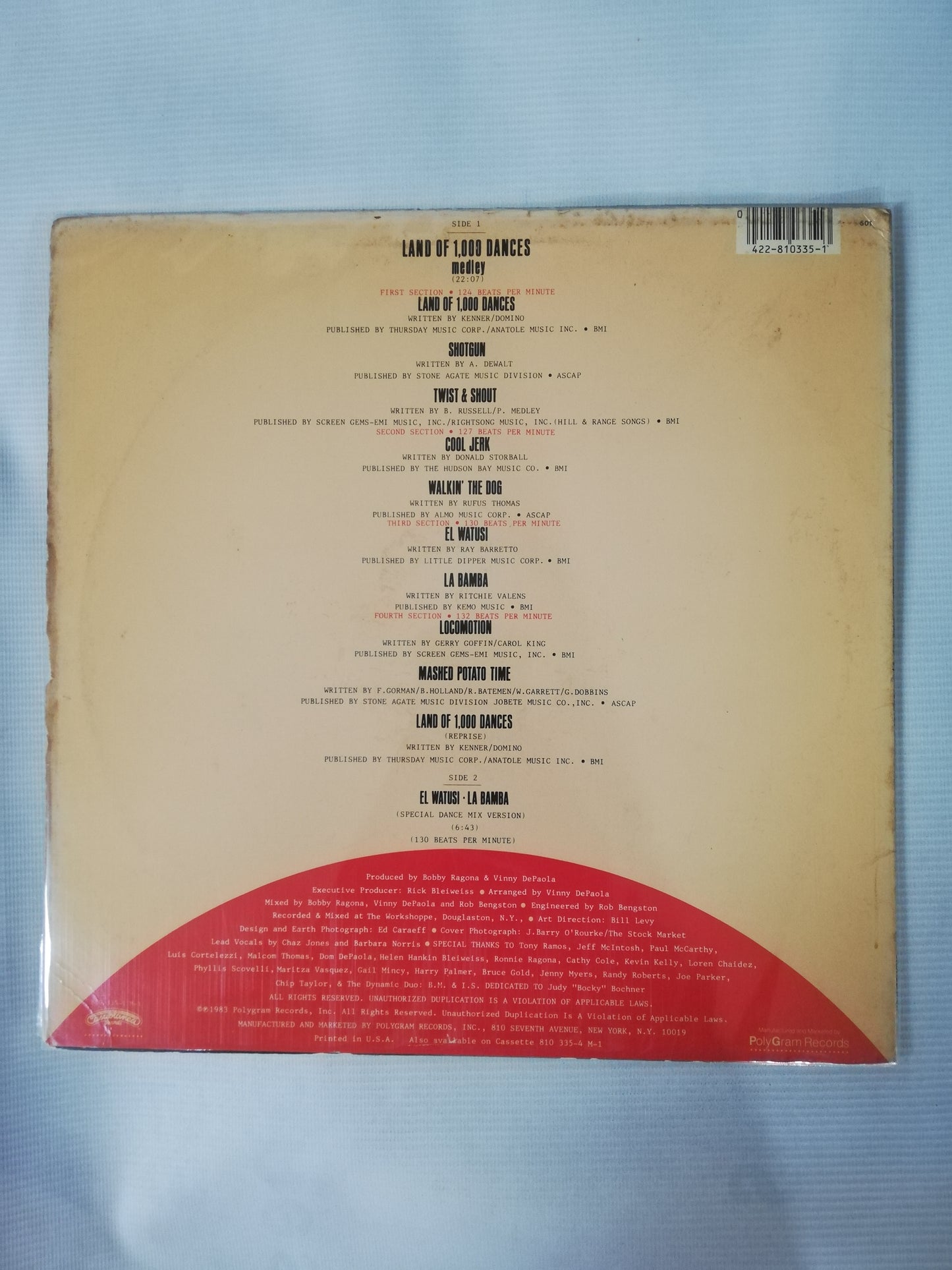 LP RAGS & RICHES - LAND OF 1000 DANCES