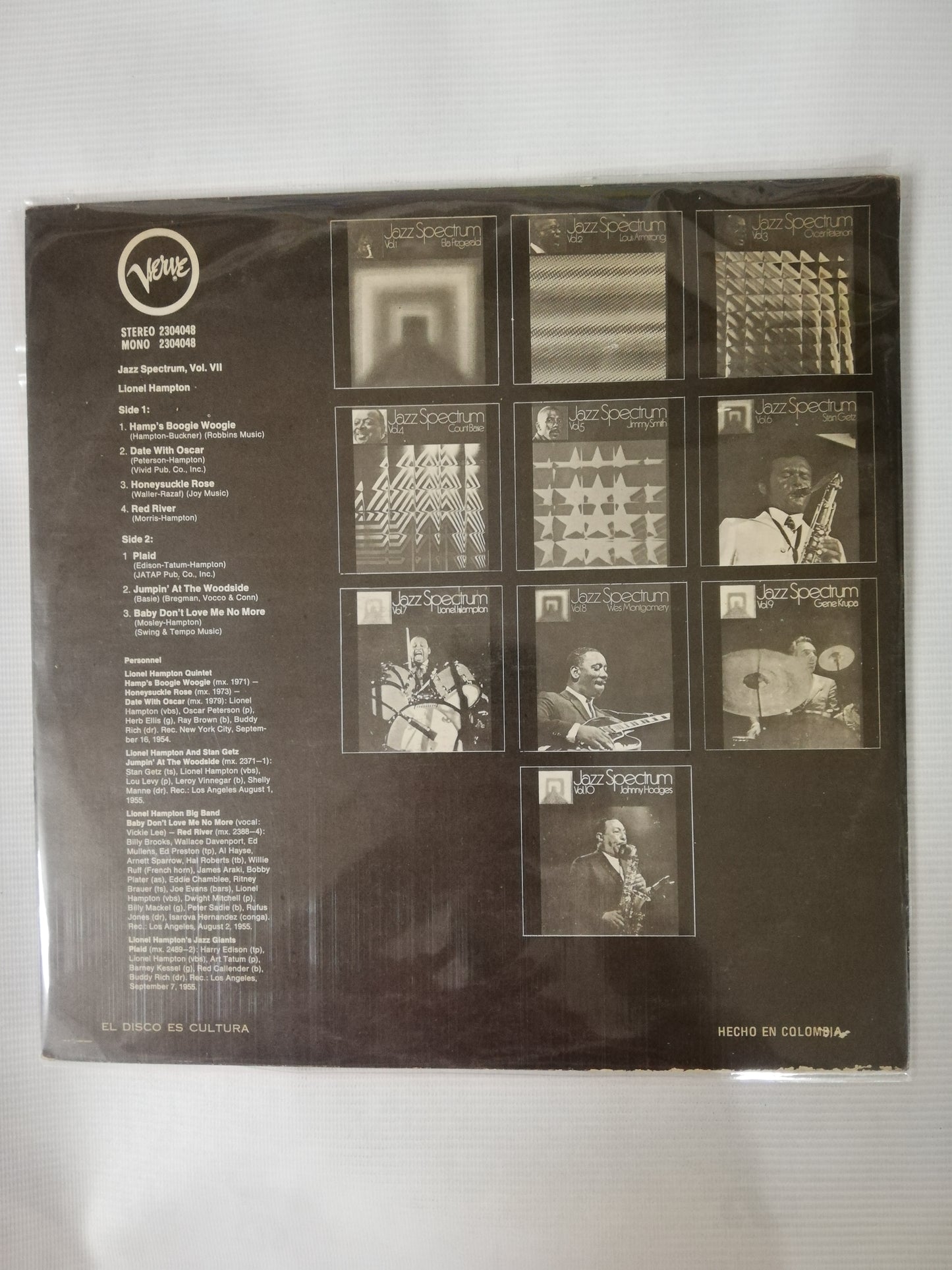 LP LIONEL HAMPTON - JAZZ SPECTRUM VOL. 7