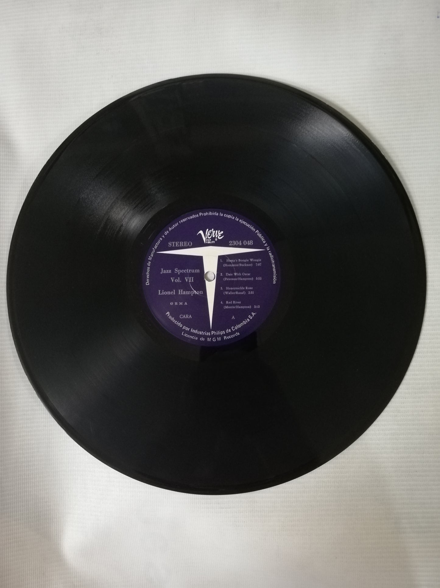 LP LIONEL HAMPTON - JAZZ SPECTRUM VOL. 7