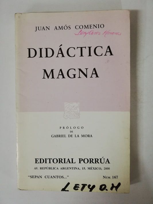 DIDÁCTICA MAGNA - JUAN AMÓS COMENIO