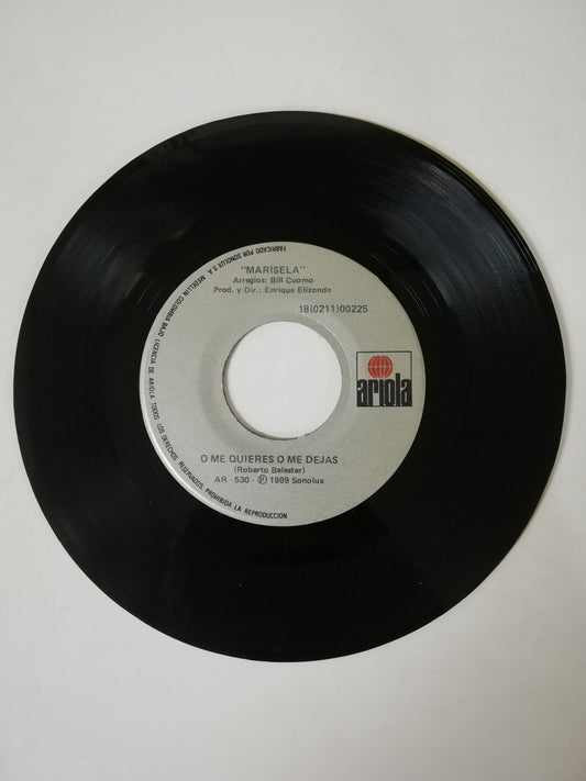VINILO MARISELA - O ME QUIERES O ME DEJAS / YA NO