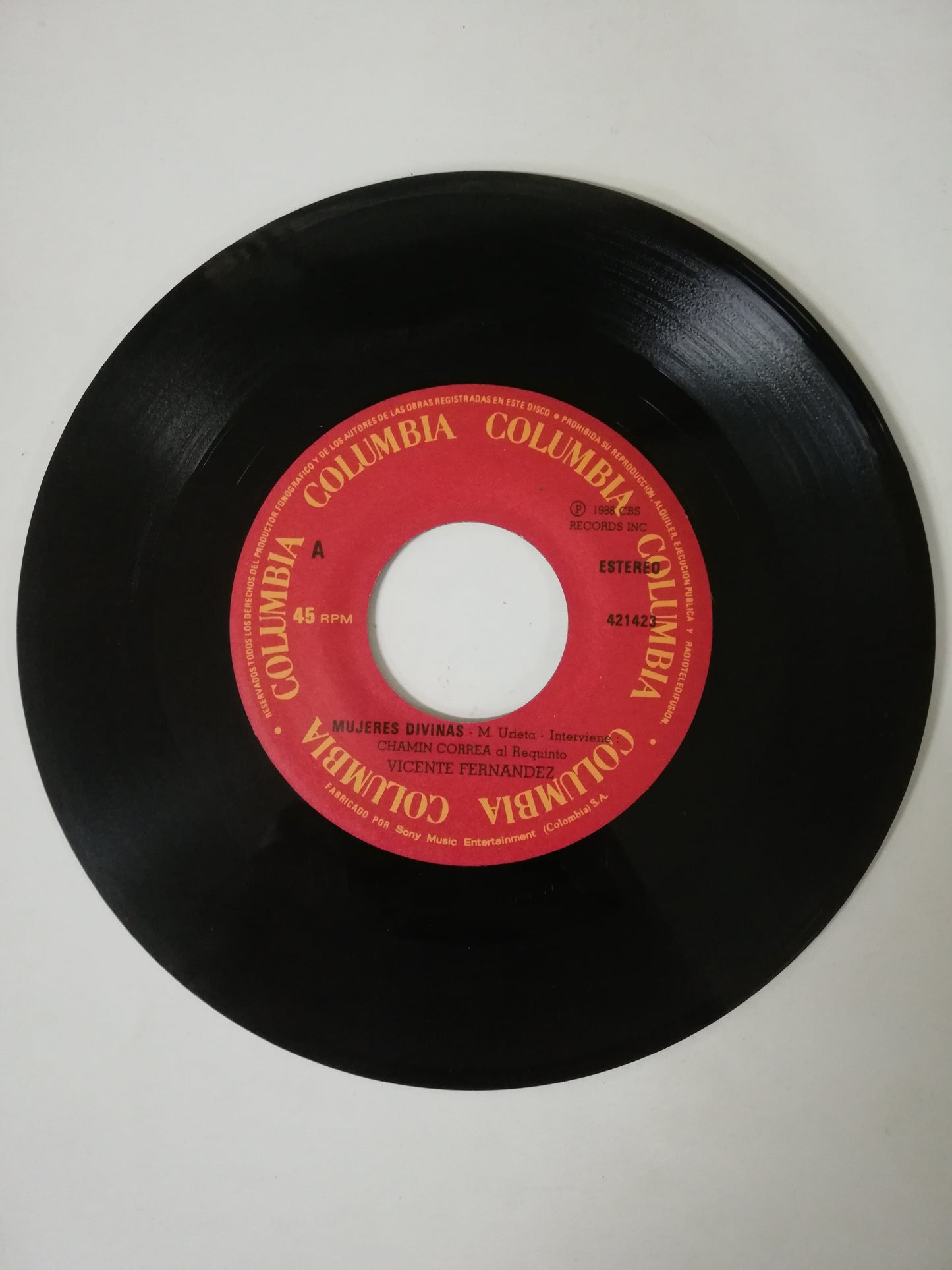 VINILO VICENTE FERNANDEZ - MUJERES DIVINAS / COMO UN REY