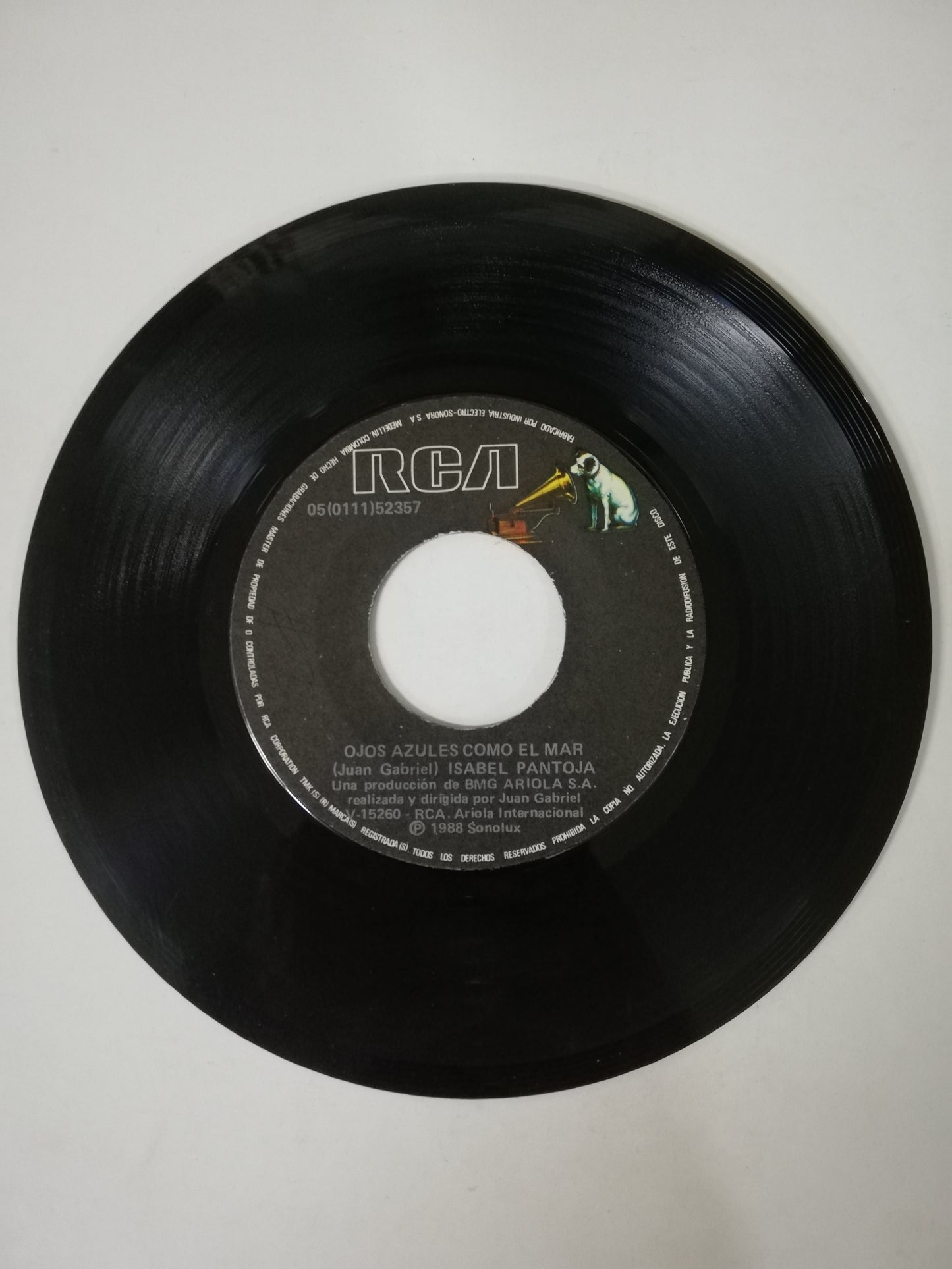 VINILO ISABEL PANTOJA - OJOS AZULES COMO EL MAR / ASI FUE