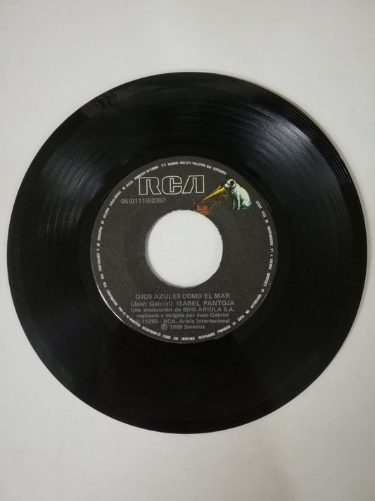 VINILO ISABEL PANTOJA - OJOS AZULES COMO EL MAR / ASI FUE
