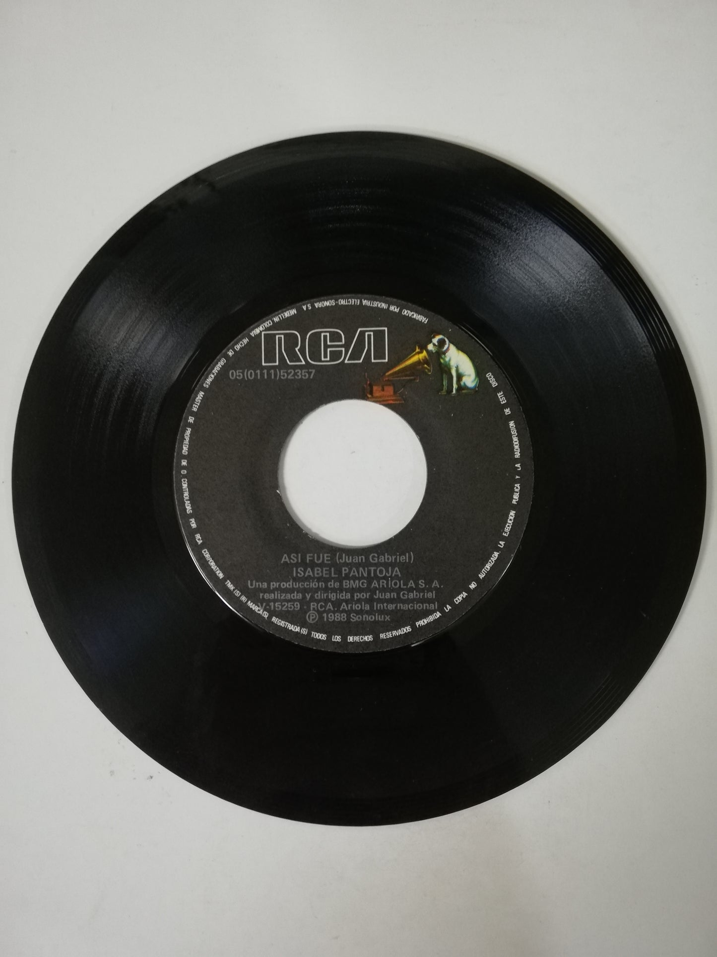 VINILO ISABEL PANTOJA - OJOS AZULES COMO EL MAR / ASI FUE