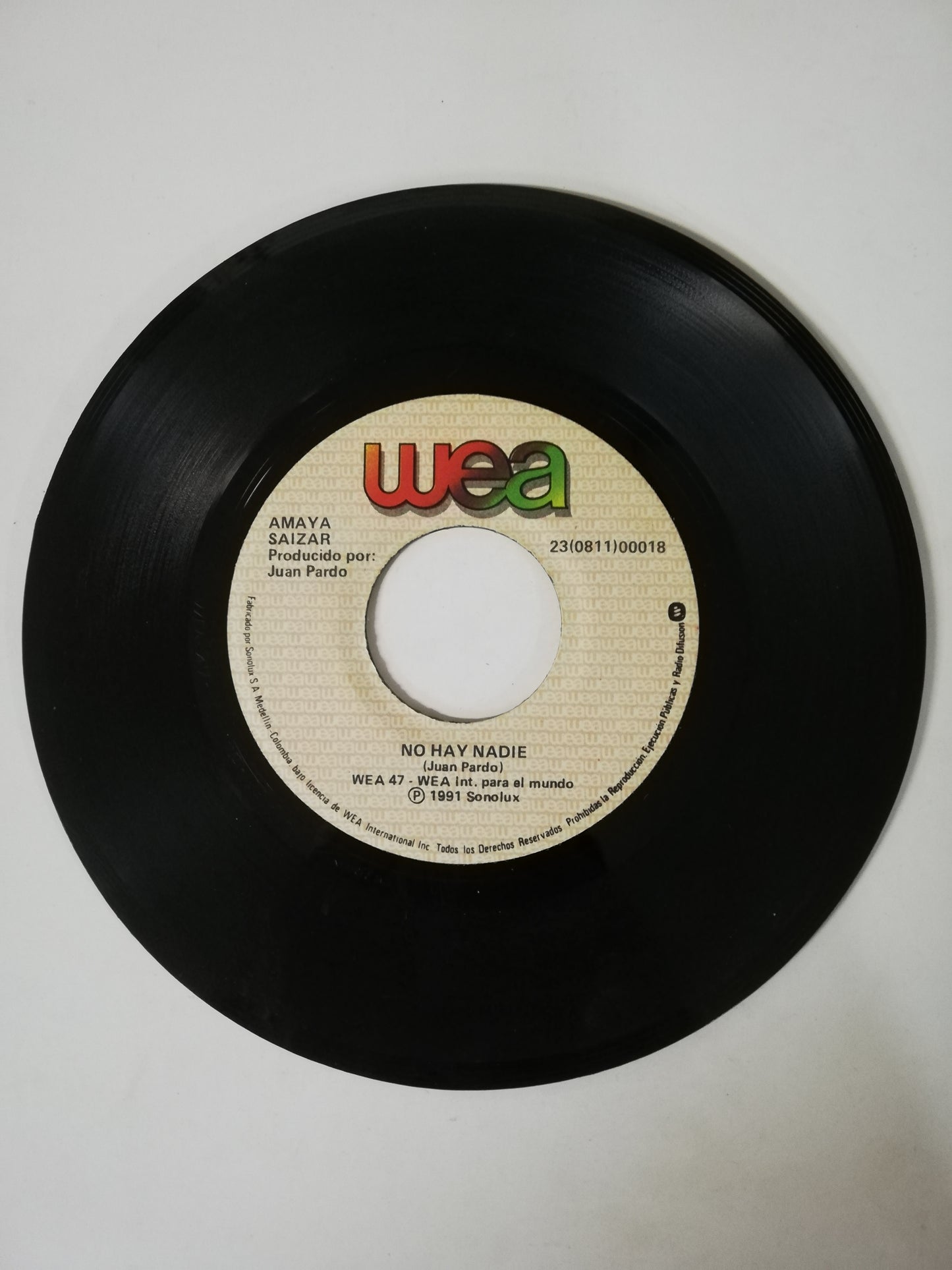 VINILO AMAYA SAIZAR - NO HAY NADIE / DEJAME EN PAZ