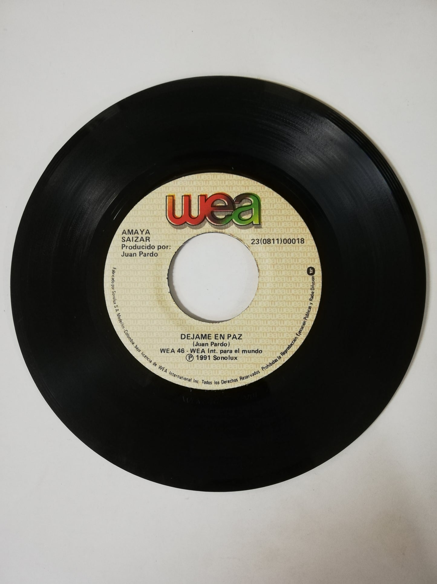 VINILO AMAYA SAIZAR - NO HAY NADIE / DEJAME EN PAZ