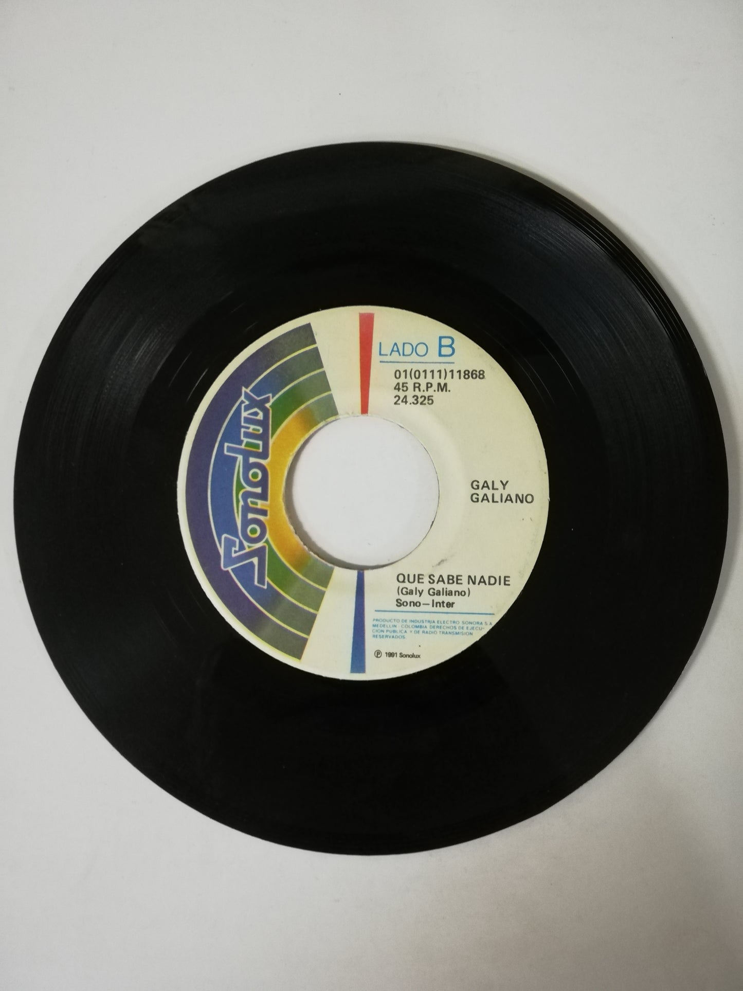 VINILO GALY GALIANO - AMOR SIN ALMA / QUE SABE NADIE