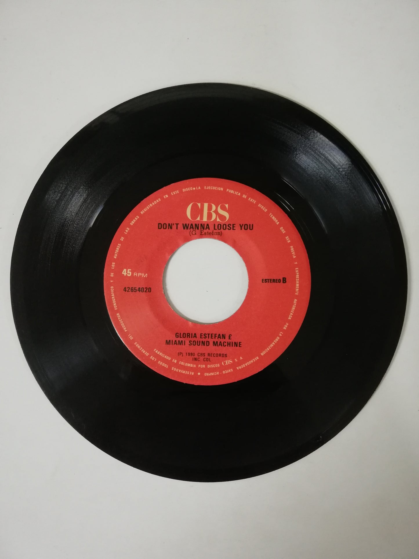 VINILO GLORIA ESTEFAN & MIAMI SOUND MACHINE - SI VOY A PERDERTE / DON´T WANNA LOOSE YOU