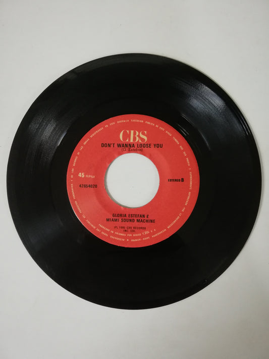 VINILO GLORIA ESTEFAN & MIAMI SOUND MACHINE - SI VOY A PERDERTE / DON´T WANNA LOOSE YOU