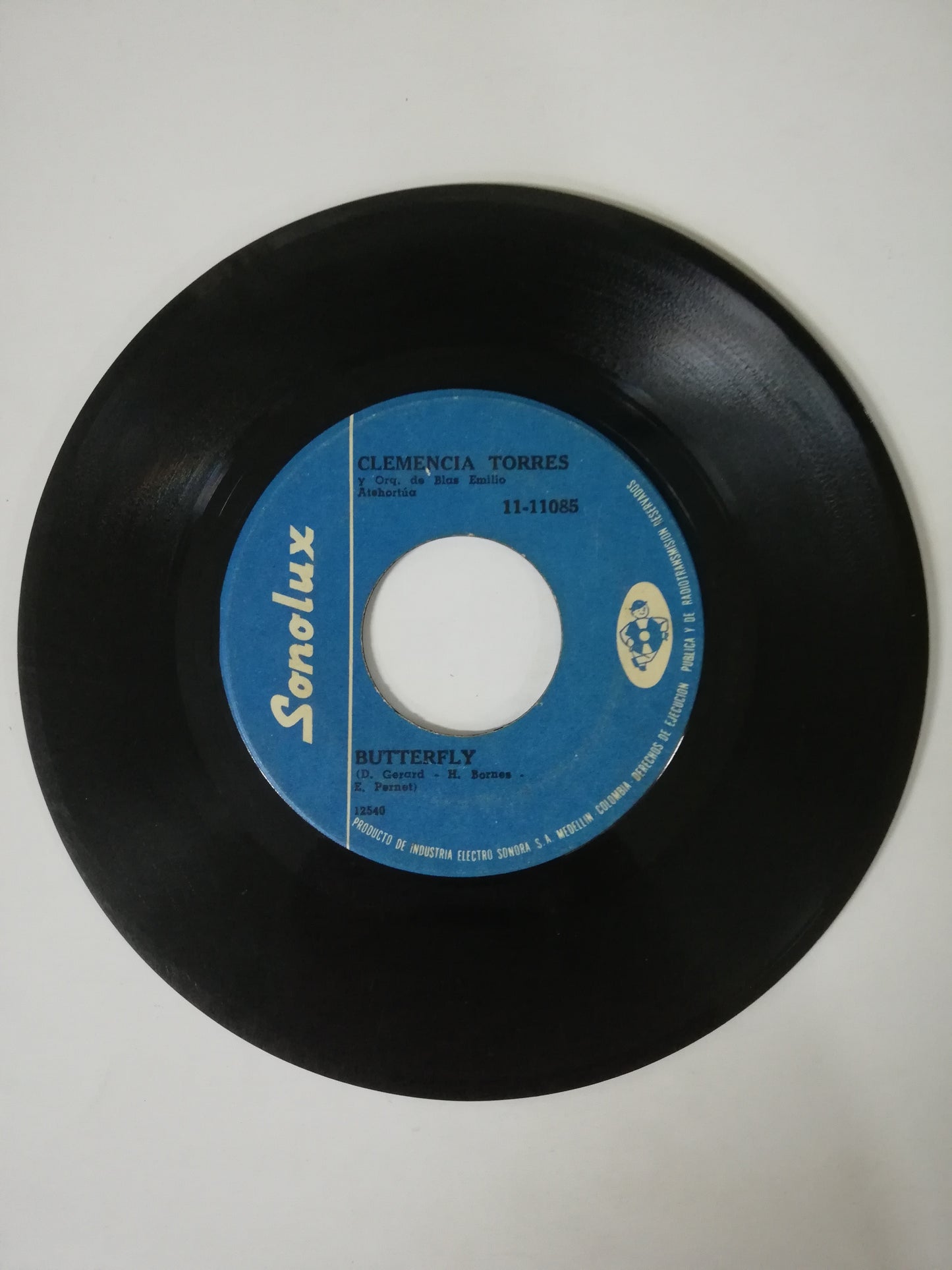 VINILO CLEMENCIA TORRES - CANCIÓN PARA UNA ESPOSA TRISTE / BUTTERFLY