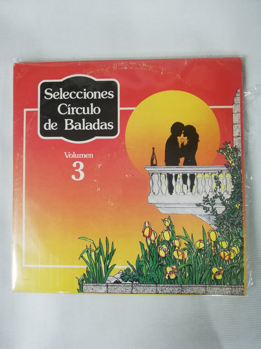 LP SELECCIONES CIRCULO DE BALADAS VOL. 3 - VARIOS INTÉRPRETES - VINYL X 3