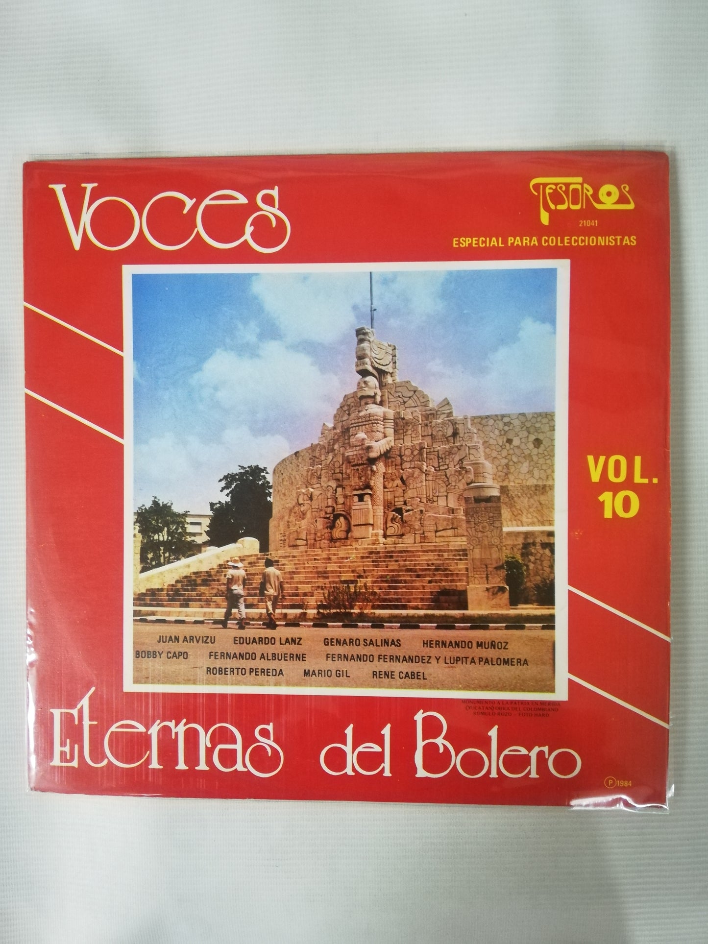 LP VOCES ETERNAS DEL BOLERO - VOCES ETERNAS DEL BOLERO VOL. 10