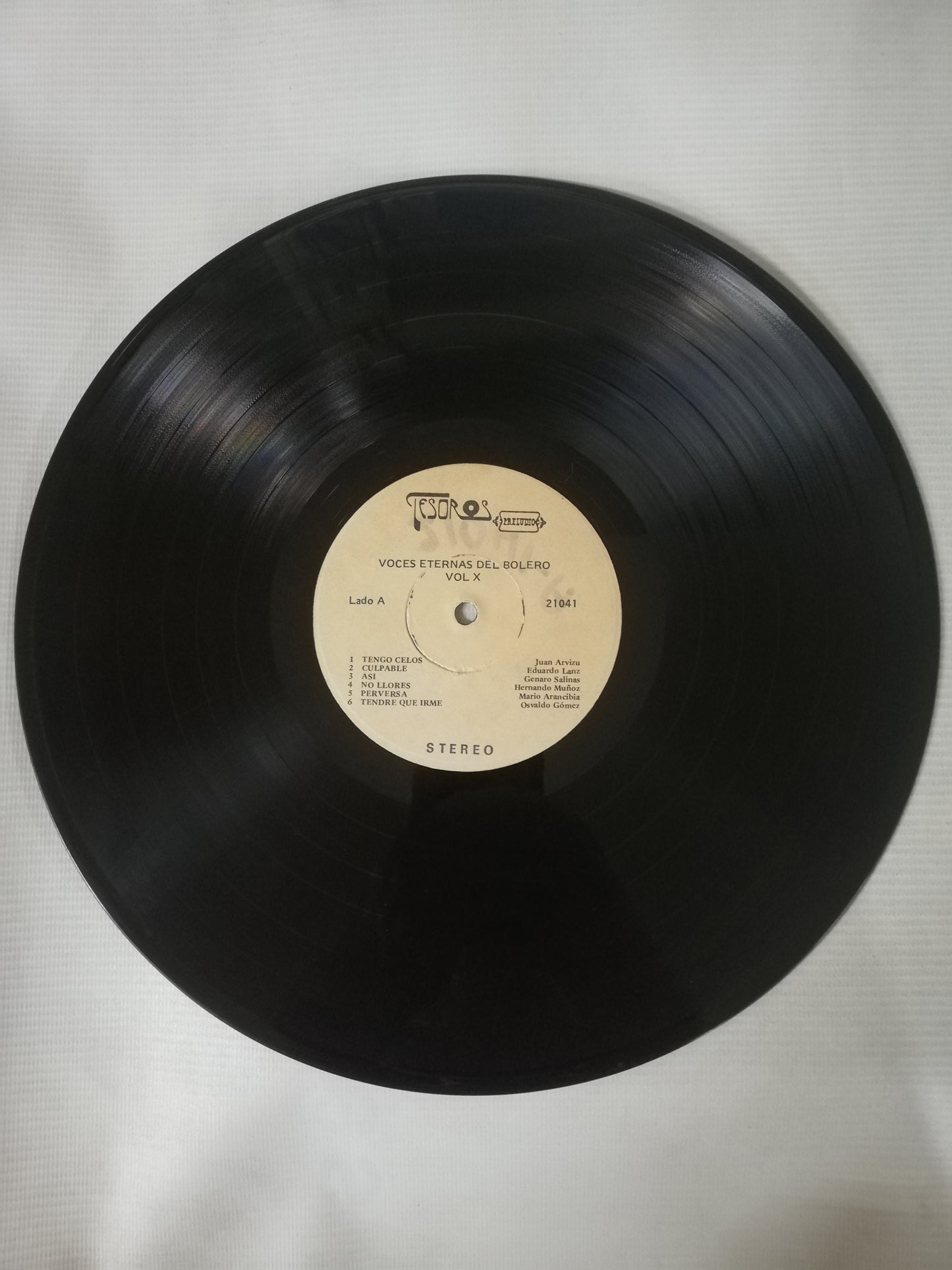 LP VOCES ETERNAS DEL BOLERO - VOCES ETERNAS DEL BOLERO VOL. 10