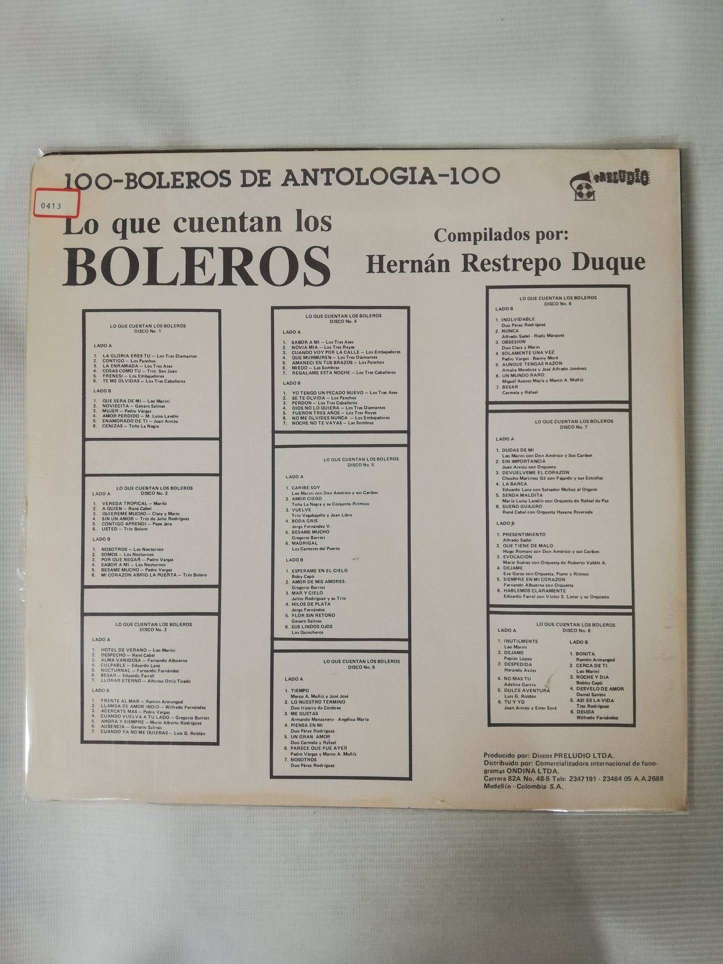 LP LO QUE CUENTAN LOS BOLEROS - LO QUE CUENTAN LOS BOLEROS VOL. 5