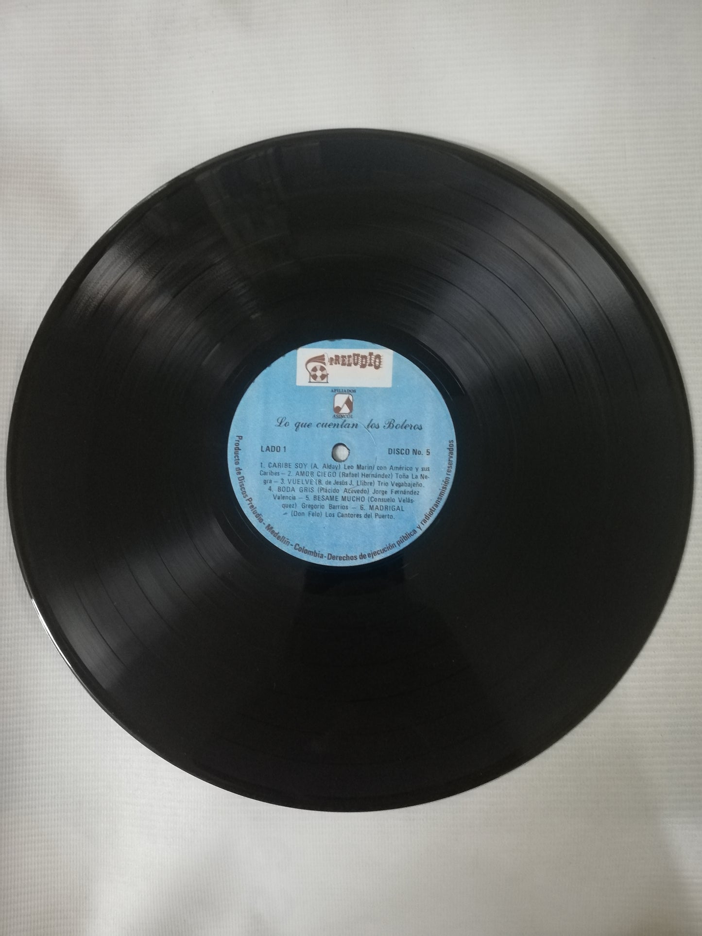 LP LO QUE CUENTAN LOS BOLEROS - LO QUE CUENTAN LOS BOLEROS VOL. 5