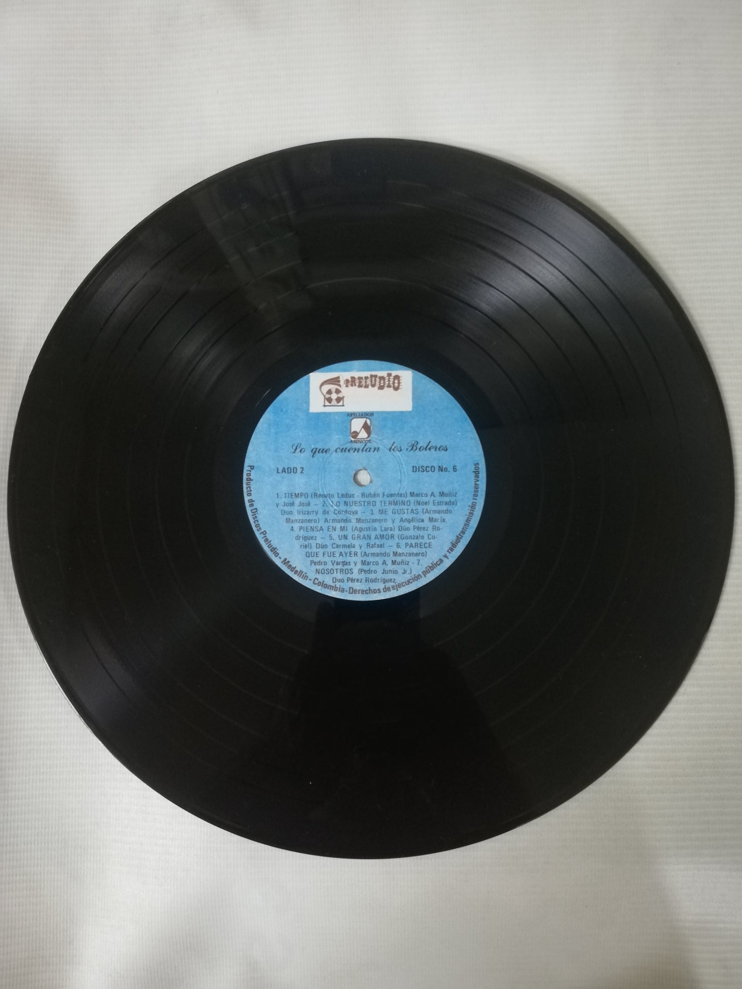 LP LO QUE CUENTAN LOS BOLEROS - LO QUE CUENTAN LOS BOLEROS VOL. 6
