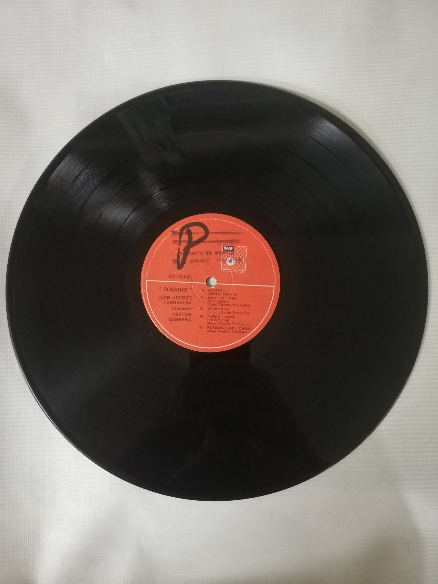 LP JUAN VICENTE TORREALBA - INTEPRETA A HECTOR CABRERA - ROSARIO