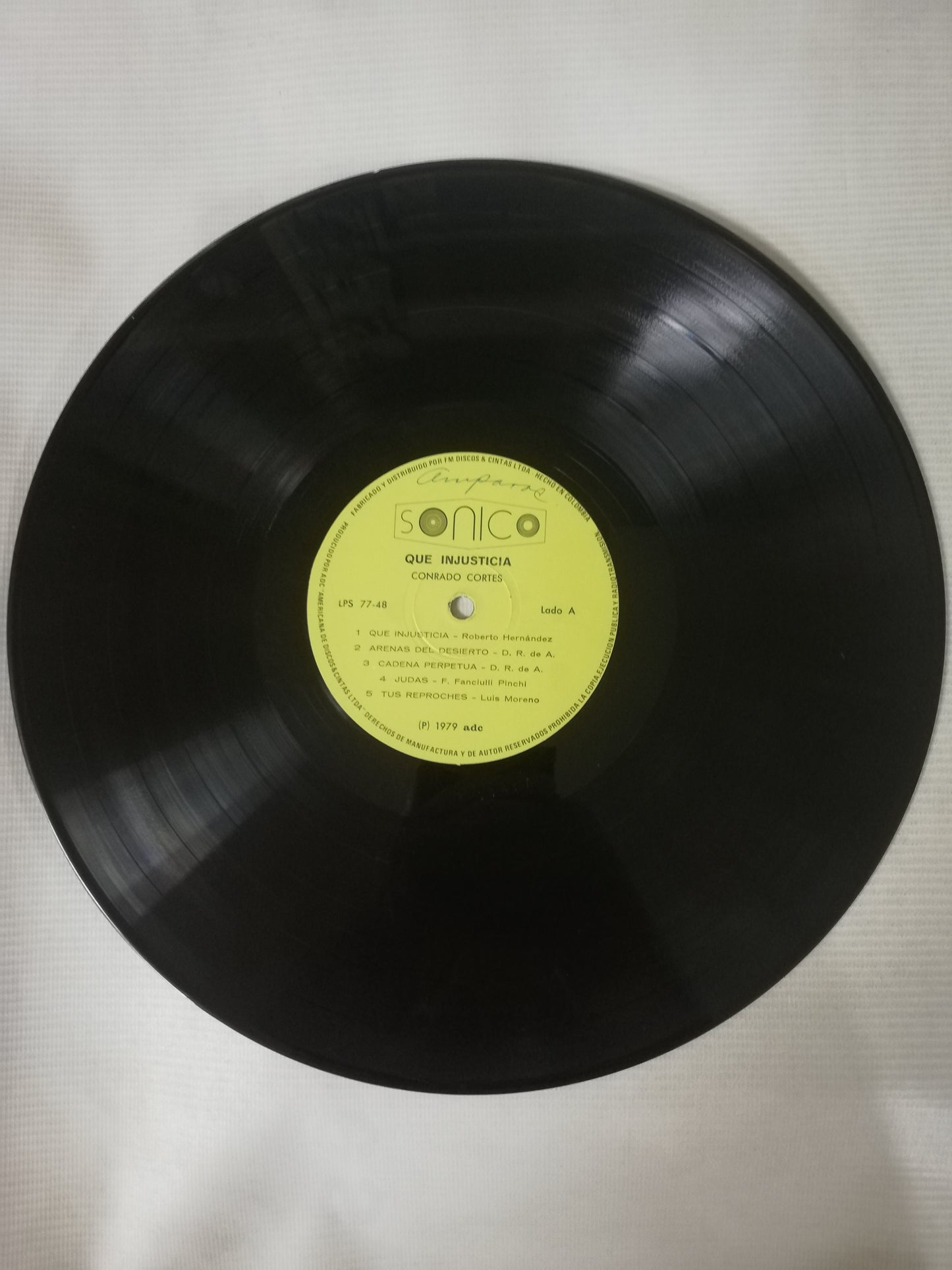 LP CONRADO CORTES - QUE INJUSTICIA